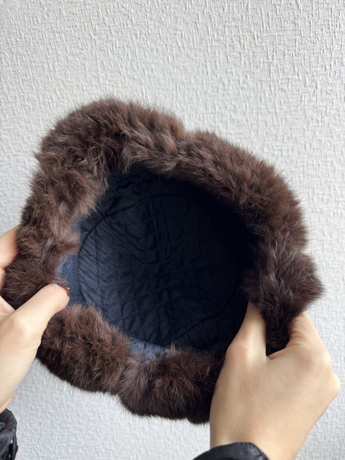 Japanese Brand VINTAGE USSR FUR HAT USHANKA RARE 80-90s Size ONE SIZE - 8 Thumbnail