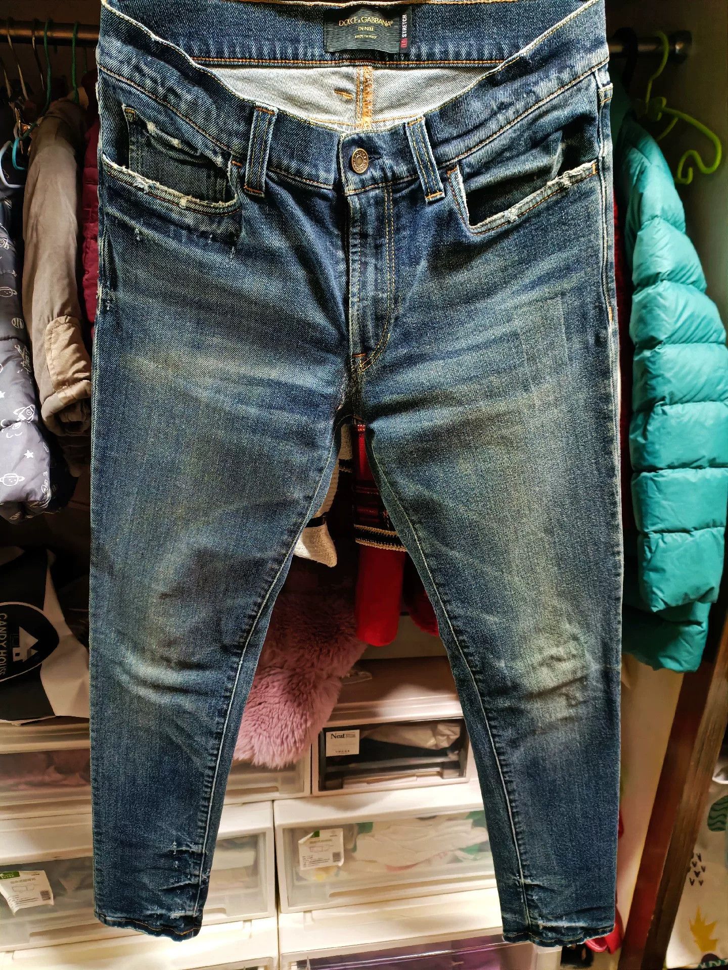 Dolce & Gabbana Dolce&Gabbana Slim Fit Jeans Size US 30 / EU 46 - 1 Thumbnail