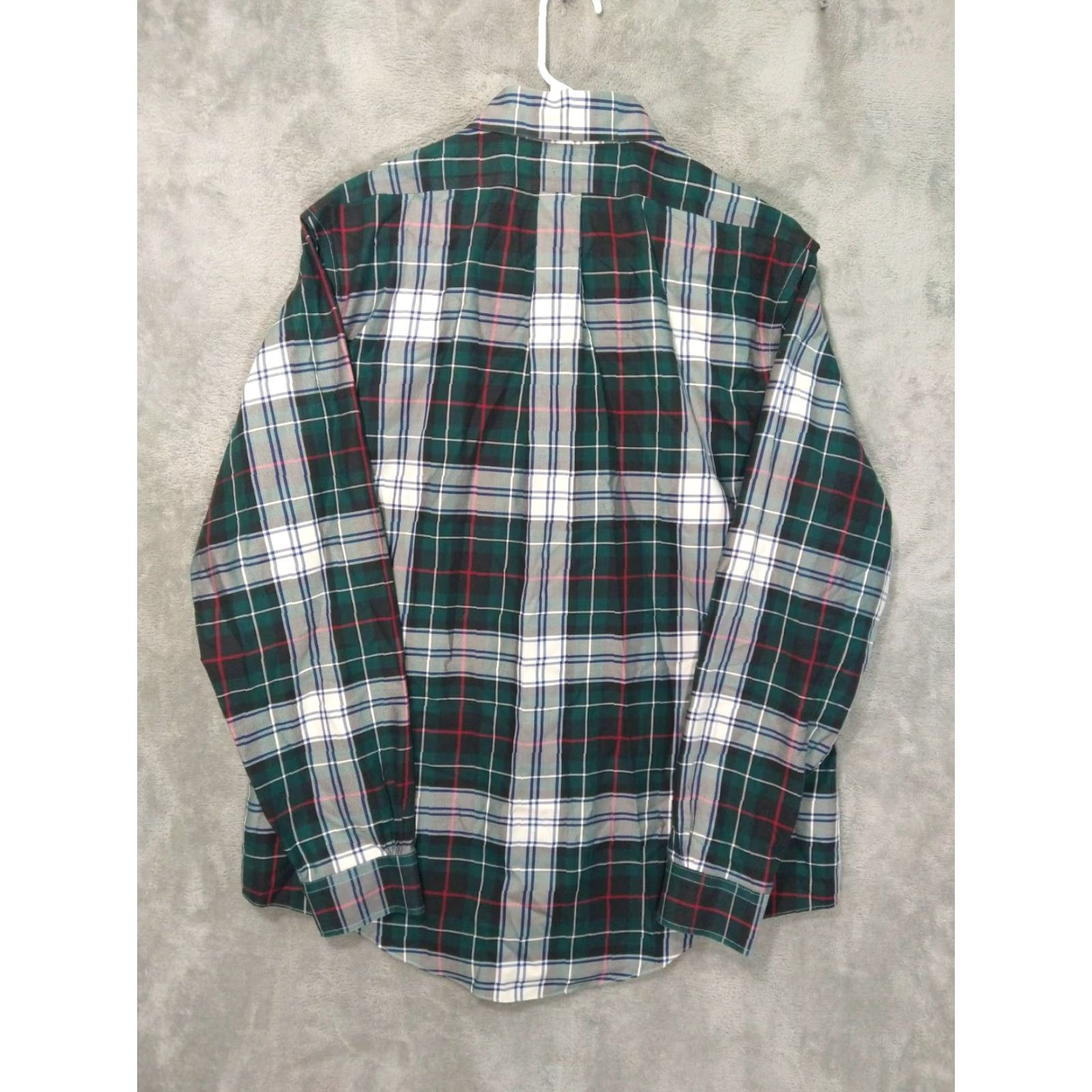 Brooks Brothers Brooks Brothers Non-Iron Long Sleeve Button-Up Shirt Mens Large Green Plaid Classic 346 Size US L / EU 52-54 / 3 - 2 Thumbnail