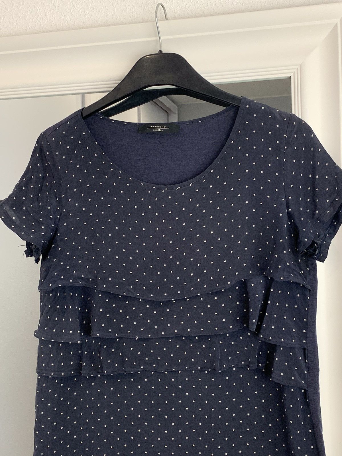 Max Mara Max Mara T-Shirt Blouse Blue Size L / US 10 / IT 46 - 3 Thumbnail