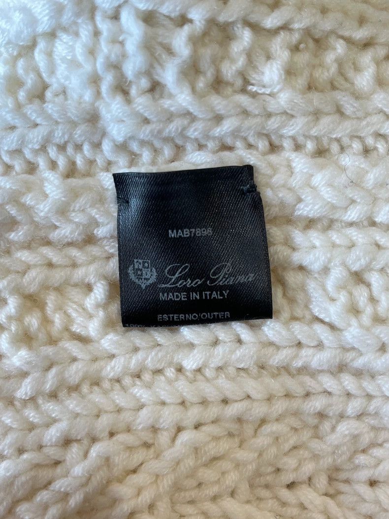 Loro Piana LORO PIANA White hooded cardigan Size XS / US 0-2 / IT 36-38 - 5 Thumbnail