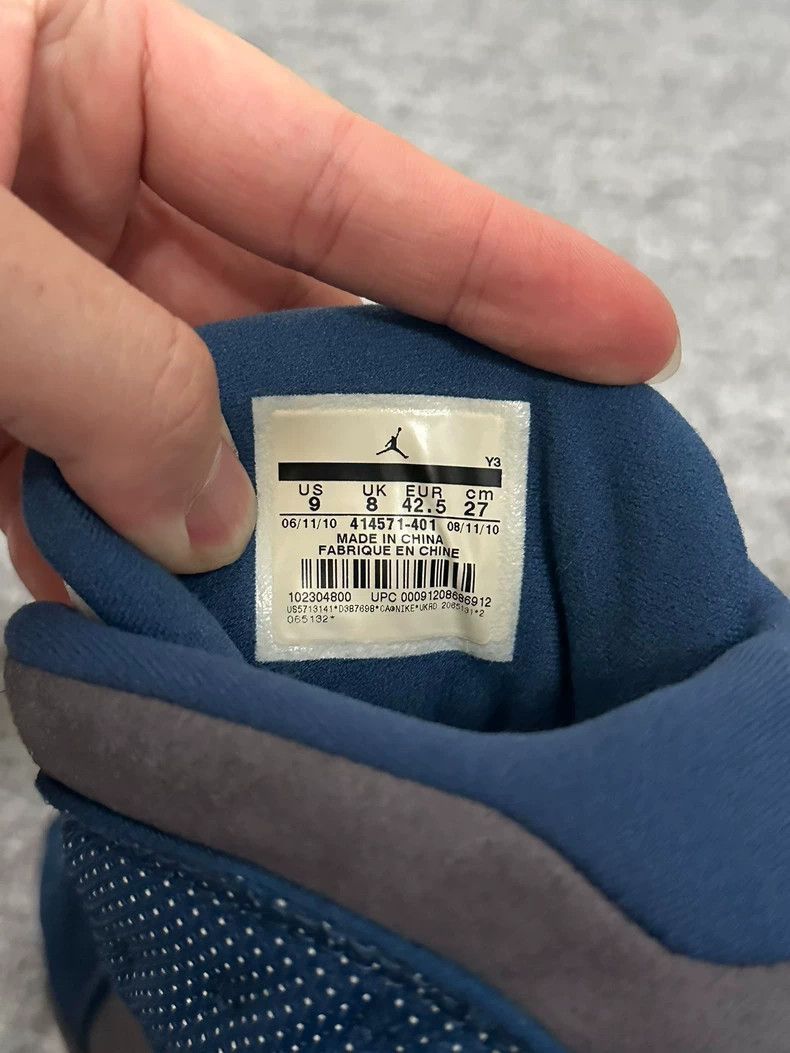 Anonymous Club AJ13 Navy Blue Sneakers Size 42.5-2508 Size US 9.5 / EU 42-43 - 7 Thumbnail