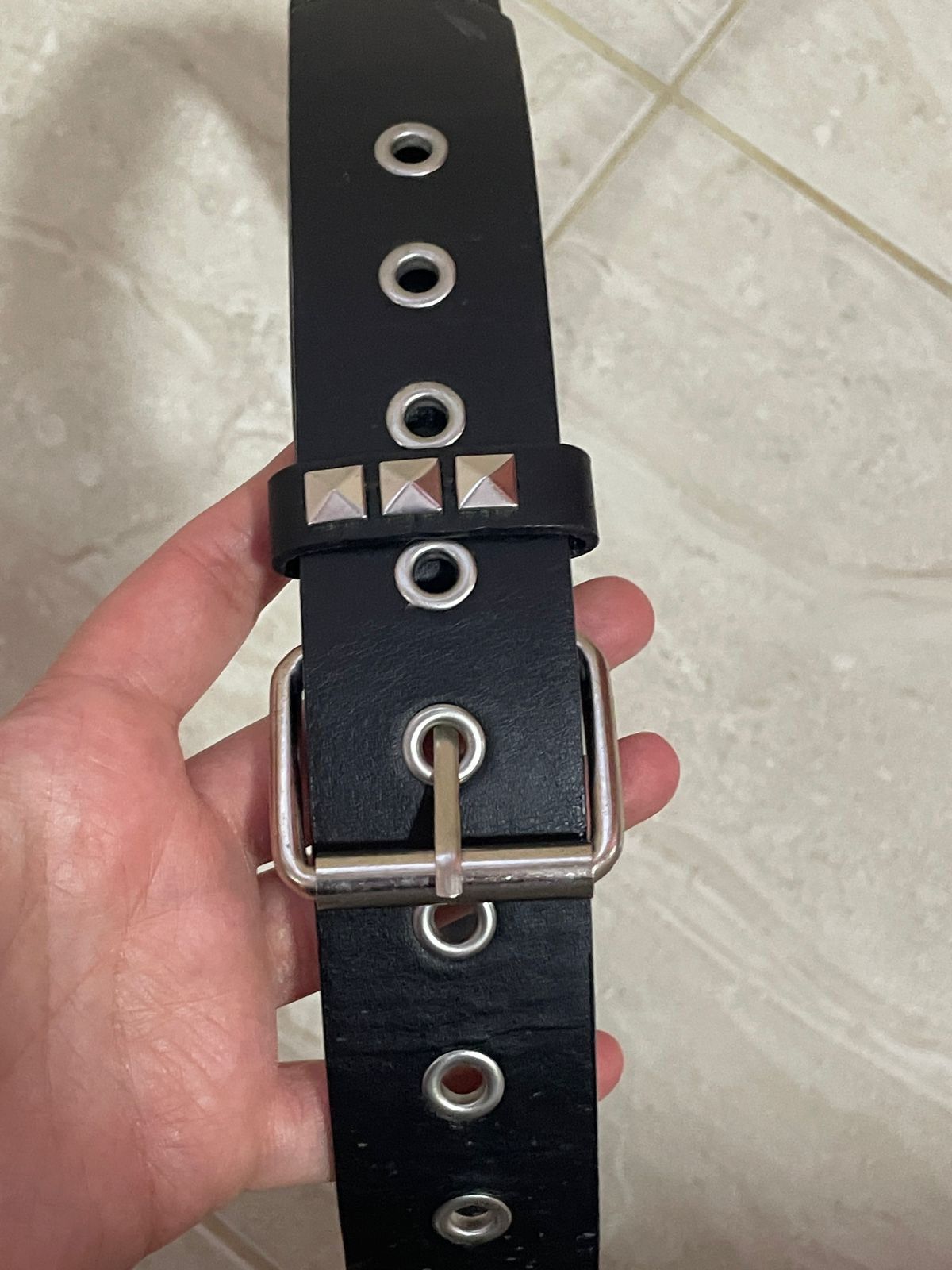 Japanese Brand Vintage Pyramid Stutted Belt Punk Y2K Size ONE SIZE - 5 Thumbnail