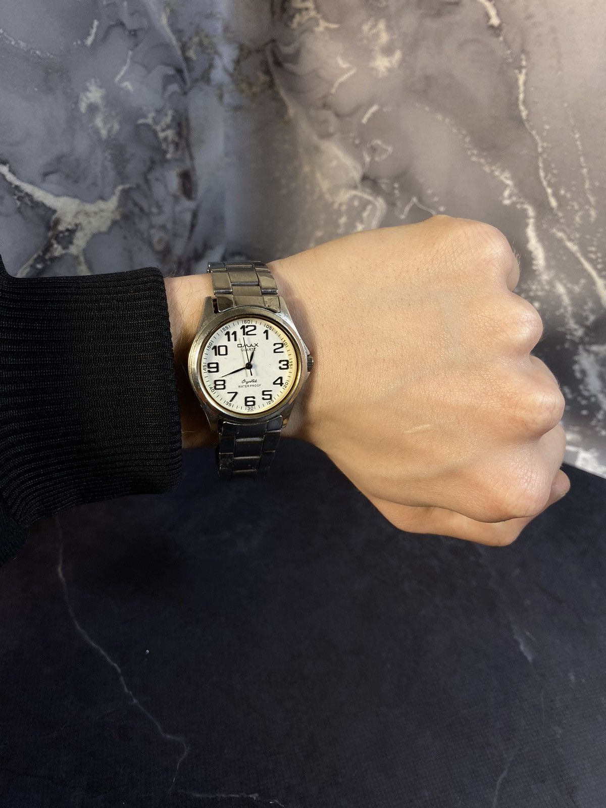 Japanese Brand × Vintage Omax Classic White Dial Quartz Watch Japanese Brand Size ONE SIZE - 4 Thumbnail