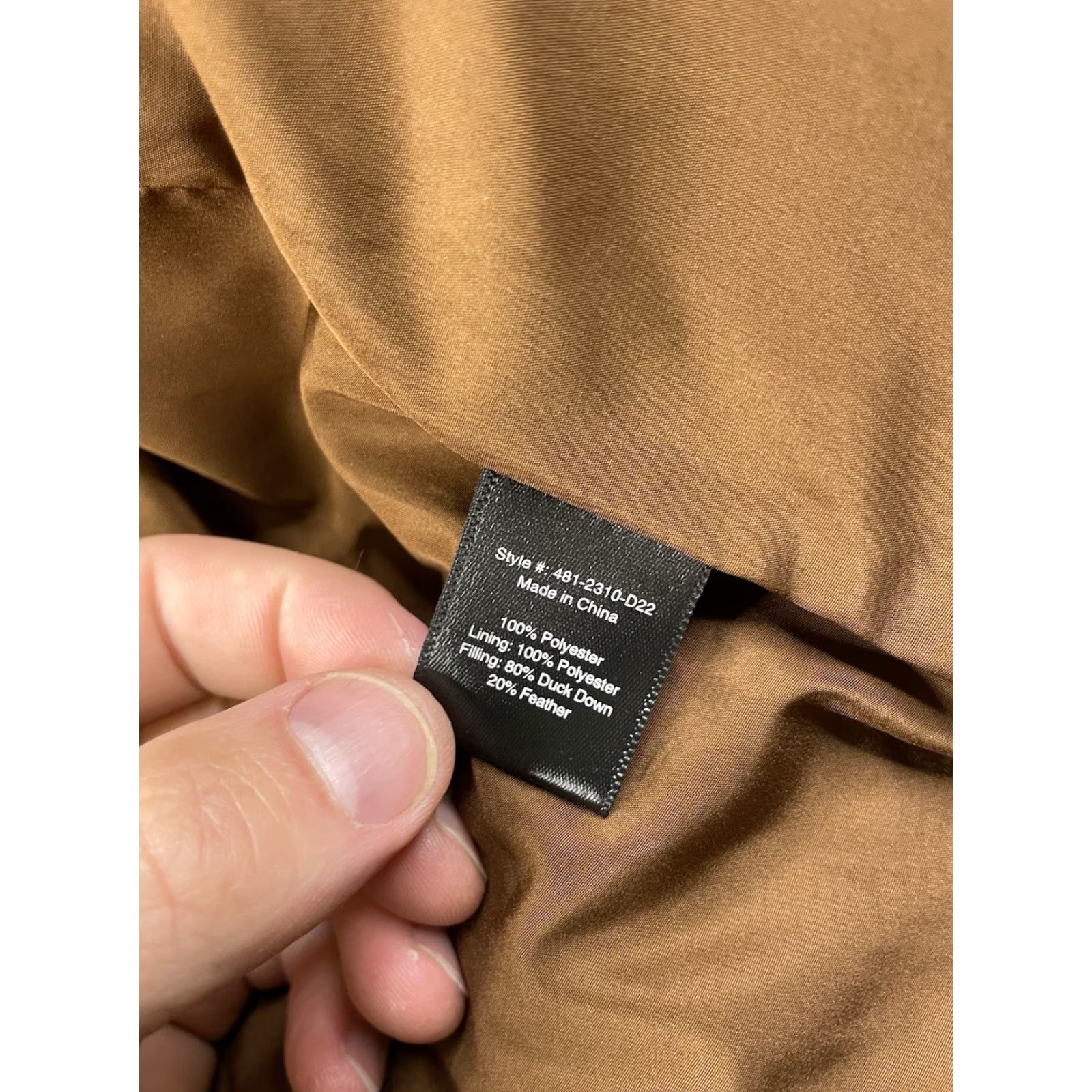 Vintage VINTAGE Jenni Kayne Puffer Jacket Women XS Full Zip Mock Neck Brown Down Polyester Slim? Size XS / US 0-2 / IT 36-38 - 5 Thumbnail