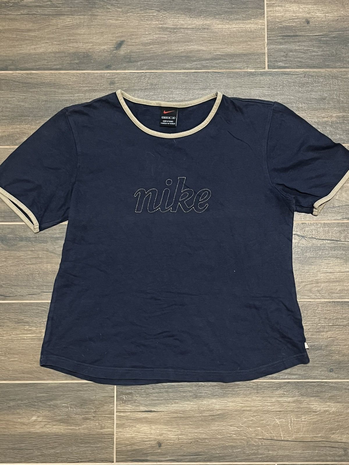 Nike × Vintage 💥 Y2K Vintage Nike T-Shirt Tee Size L / US 10 / IT 46 - 1 Thumbnail