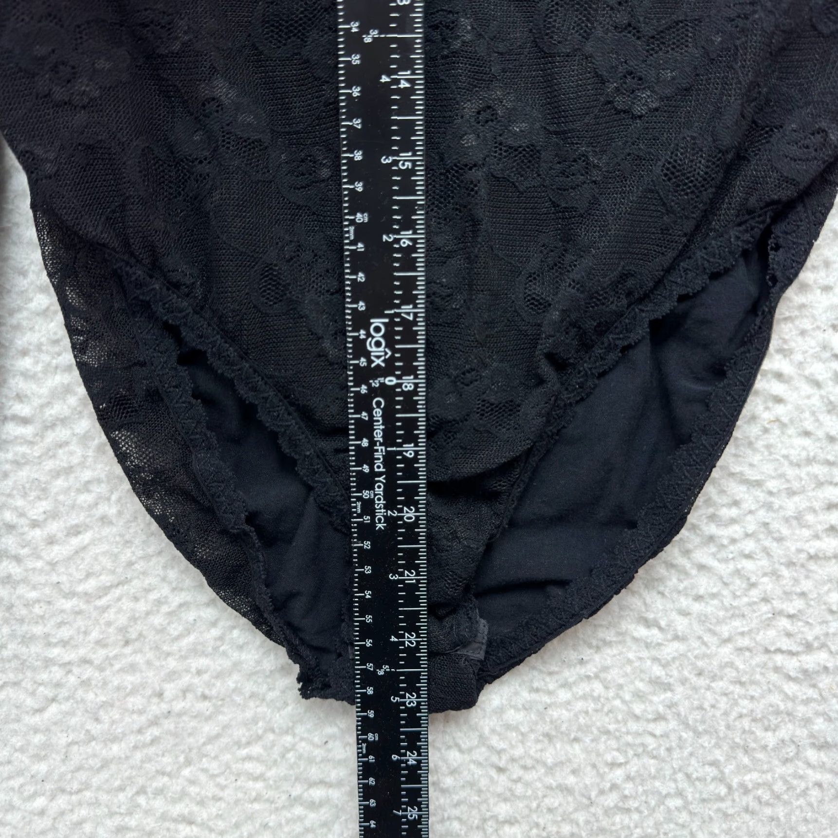 Vintage VINTAGE Lady Lynne Teddy Bodysuit Lingerie M Medium Black Lace Long Sleeve Union Size M / US 6-8 / IT 42-44 - 6 Thumbnail