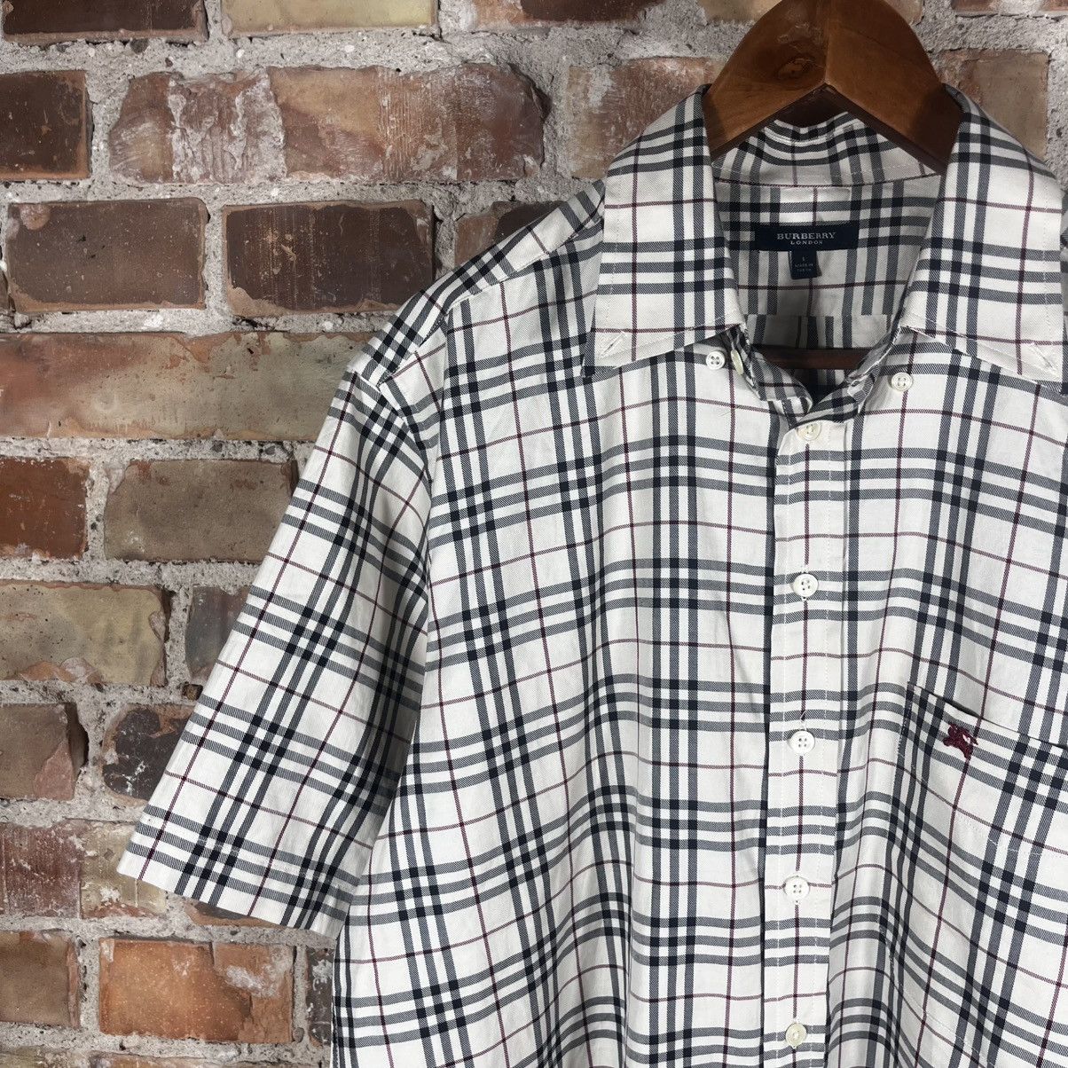 Burberry Vintage 00s Burberry London nova check shirt button up tee Size US XL / EU 56 / 4 - 2 Thumbnail