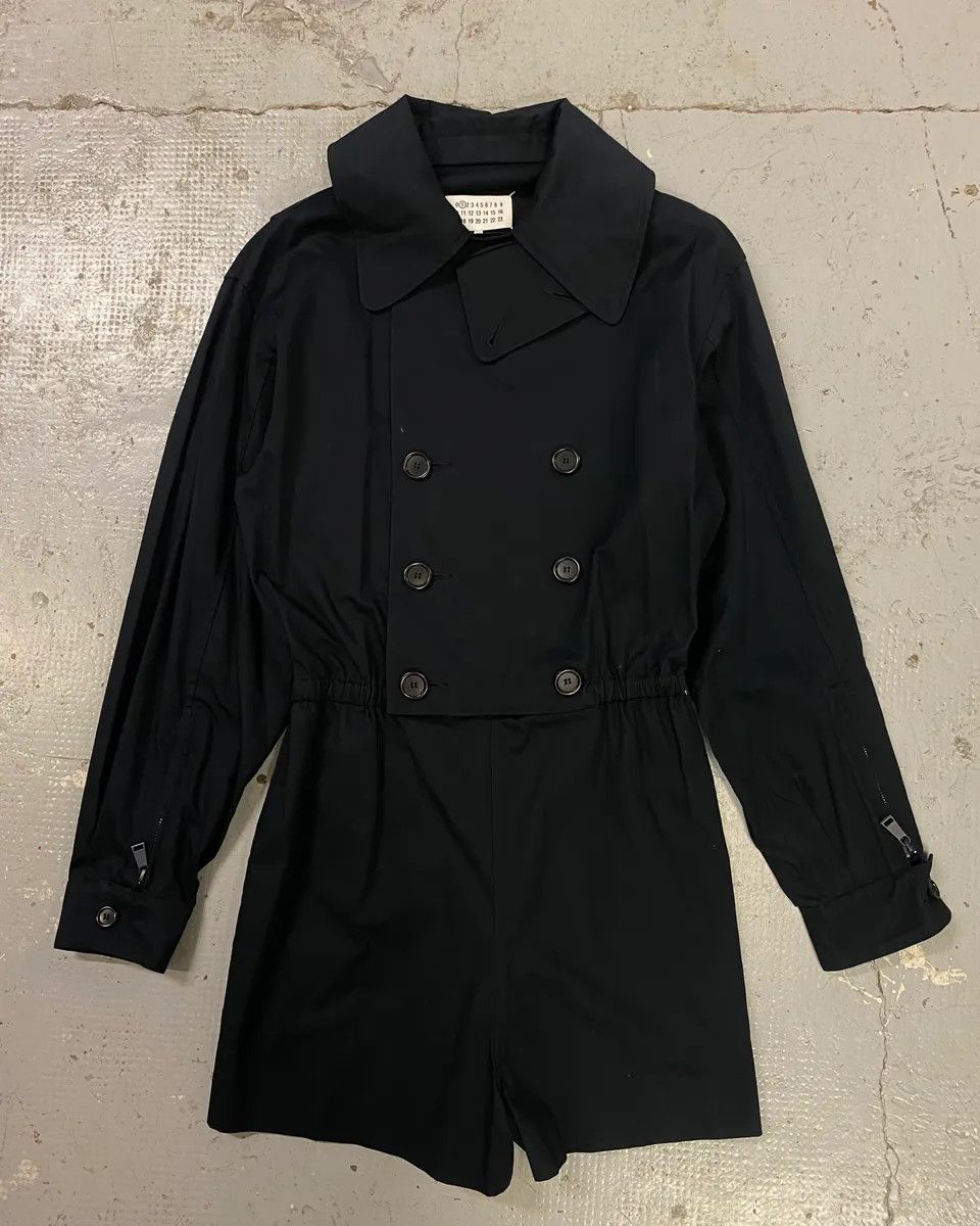 Maison Margiela Maison Margiela Navy Trench Cropped Classy Jump Suit Size M / US 6-8 / IT 42-44 - 1 Thumbnail