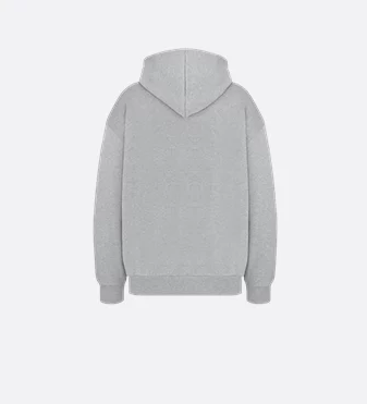 Dior o1w1db10725 Christian Dior Tag Hooded Sweatshirt in Gray Size US M / EU 48-50 / 2 - 2 Thumbnail
