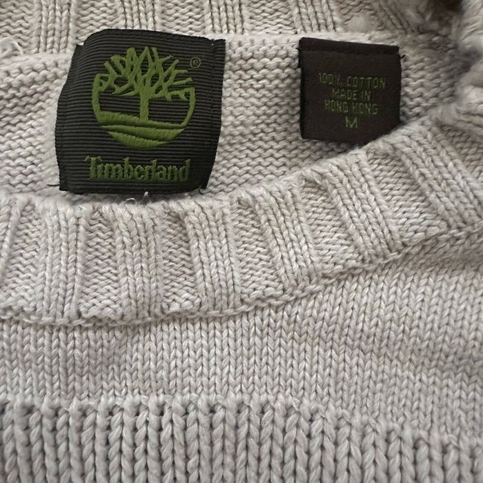 Timberland Vintage Timberland Gray Knit Sweater Size Medium Men