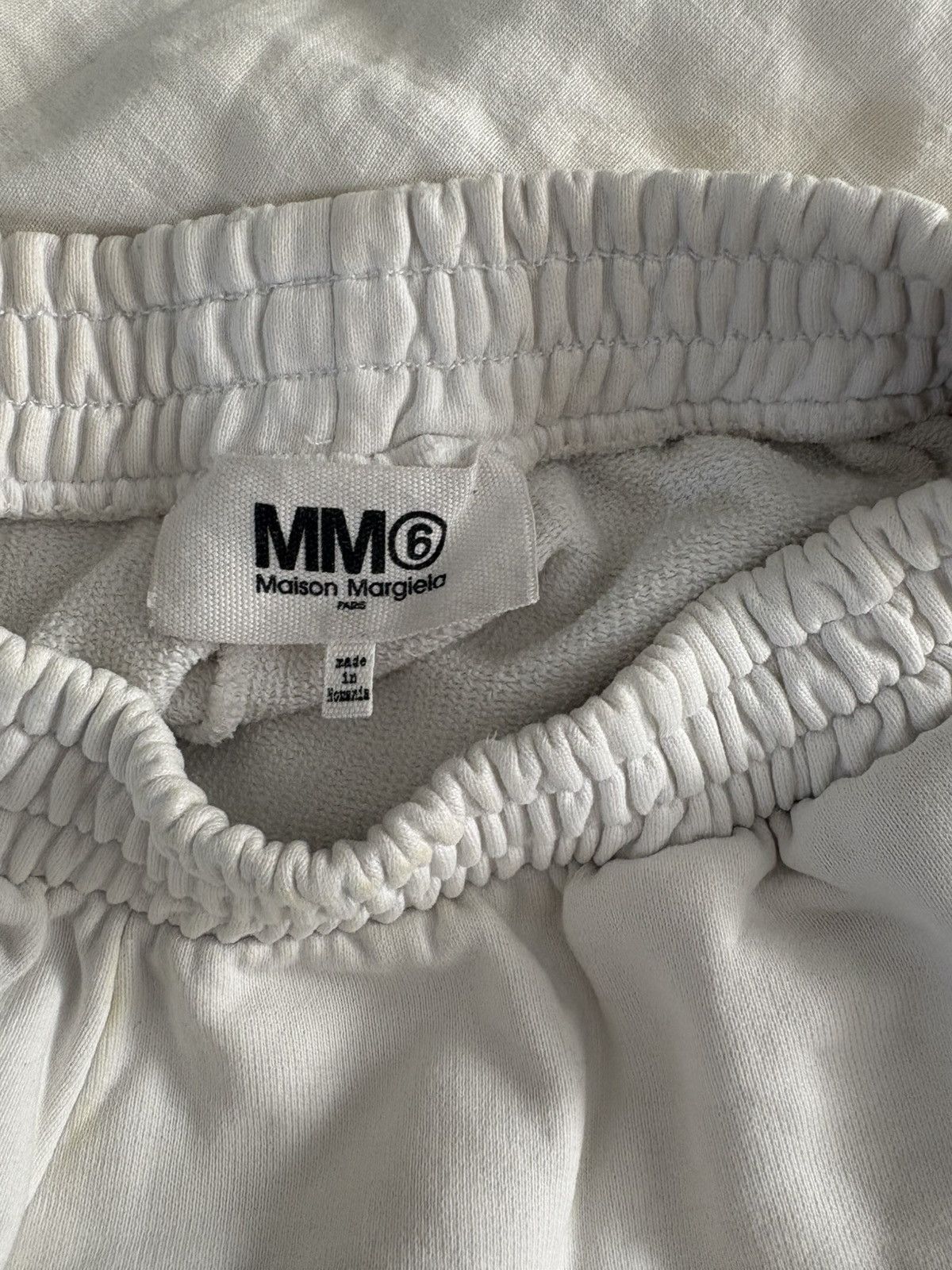 MM6 MM6 Margiela White Slit Lounge Sweatpants Size US 29 - 3 Thumbnail
