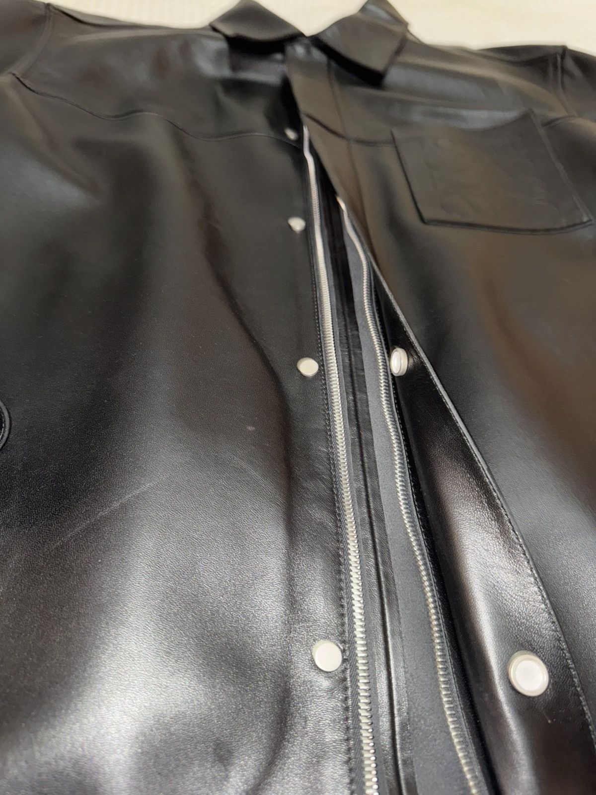 Loewe Loewe Black Leather Jacket Size US M / EU 48-50 / 2 - 5 Thumbnail