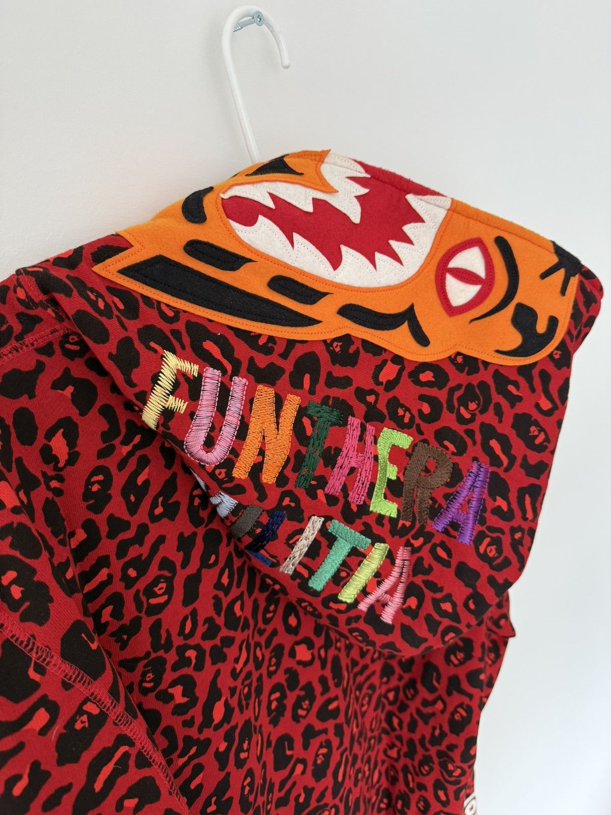 Bape BAPE Tiger Red Leopard Full Zip Hoodie Size US XL / EU 56 / 4 - 6 Thumbnail