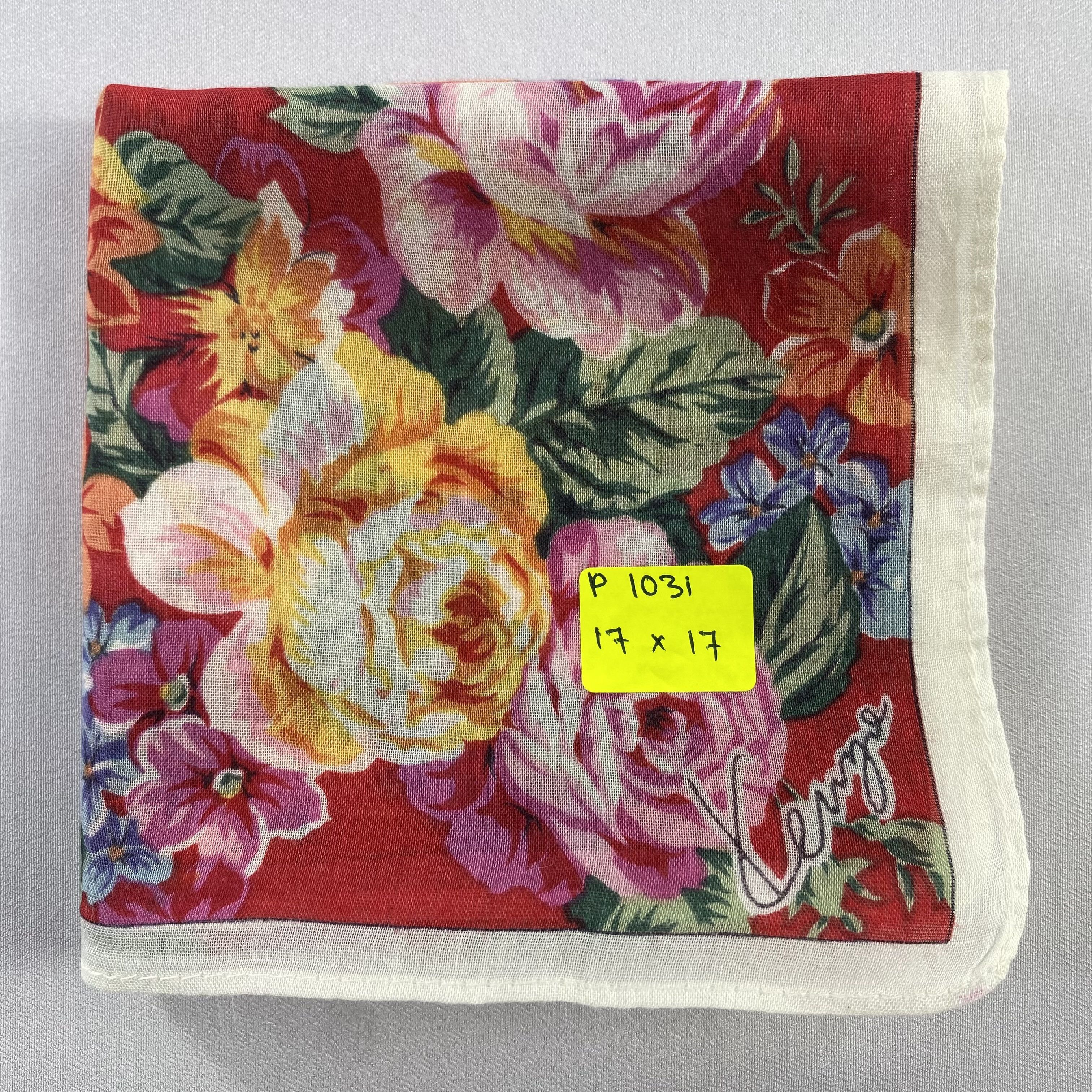 Kenzo × Vintage Kenzo Handkerchief / Neckerchief / Bandana-P1031 Size ONE SIZE - 5 Thumbnail