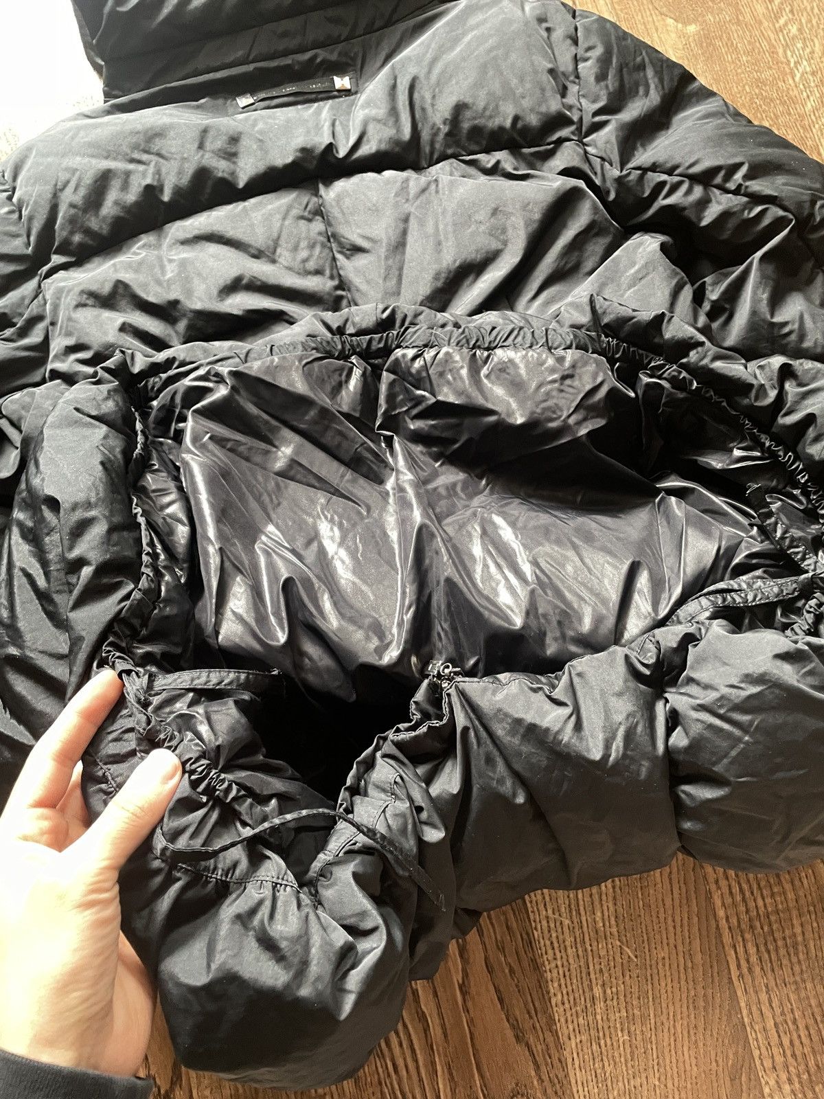 Marithe + Francois Girbaud Marithe Francois Girbaud Black Long Jacket Size XL / US 12-14 / IT 48-50 - 8 Thumbnail