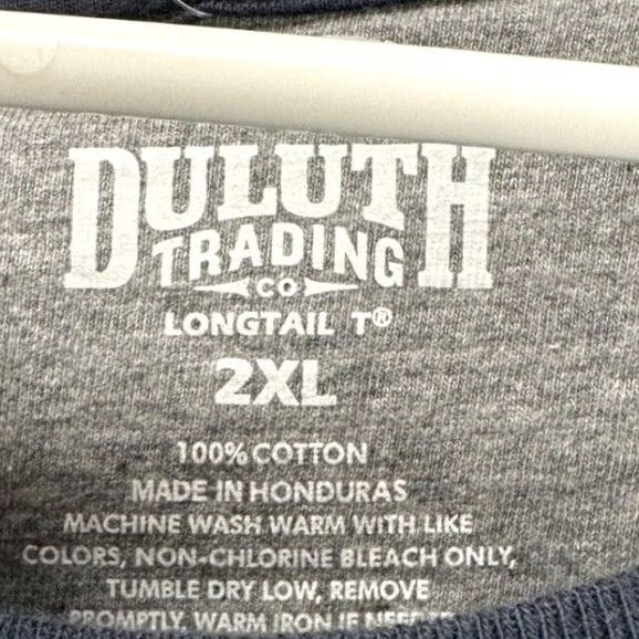 Duluth Trading Company Duluth Trading Co. Longtail T T-Shirt Mens 2XL Grey 3-Quarter Sleeve Tee NEW A1 Size US XXL / EU 58 / 5 - 4 Thumbnail