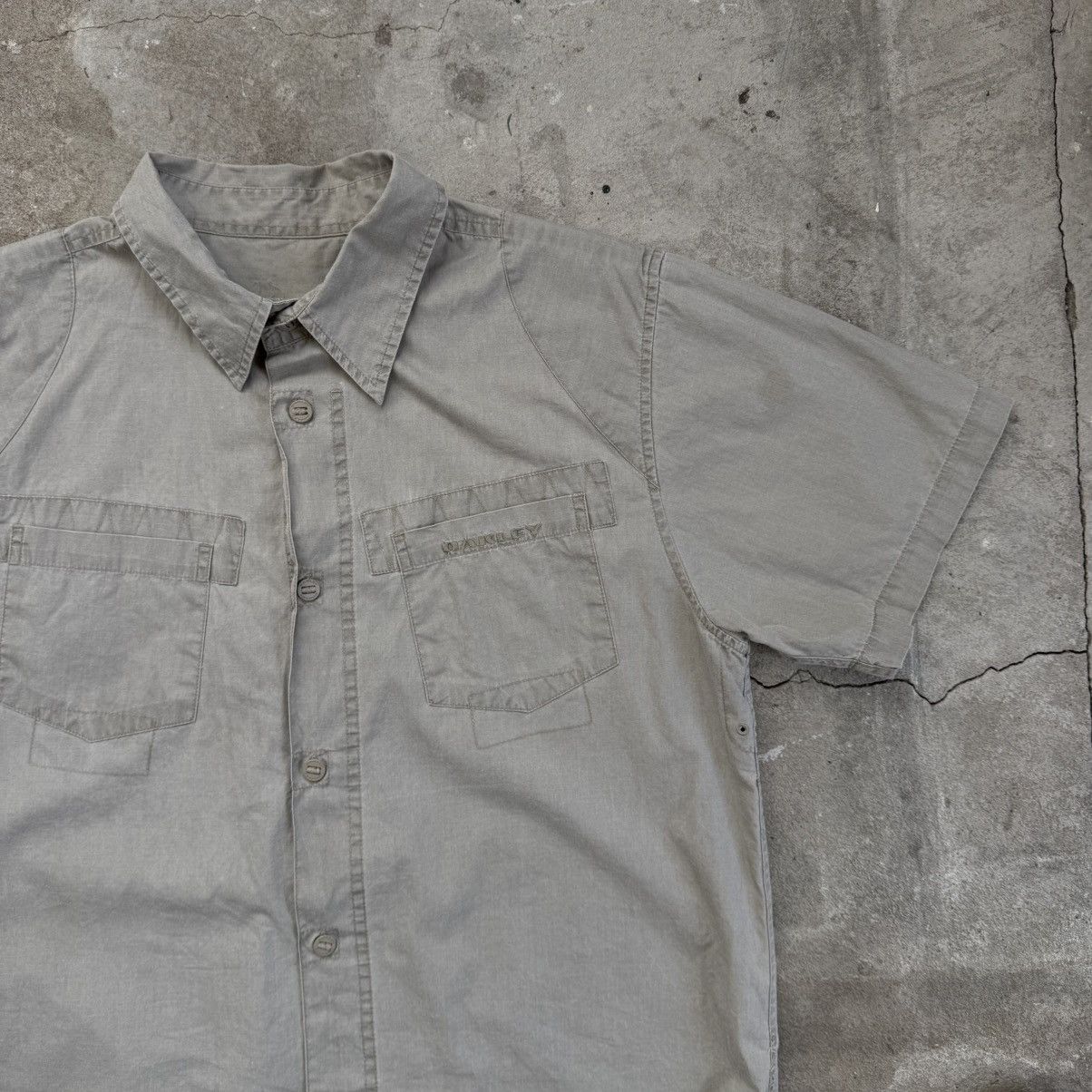 Oakley Oakley Tactical Field Gear Button Up Short Sleeve Shirt Size US L / EU 52-54 / 3 - 3 Thumbnail