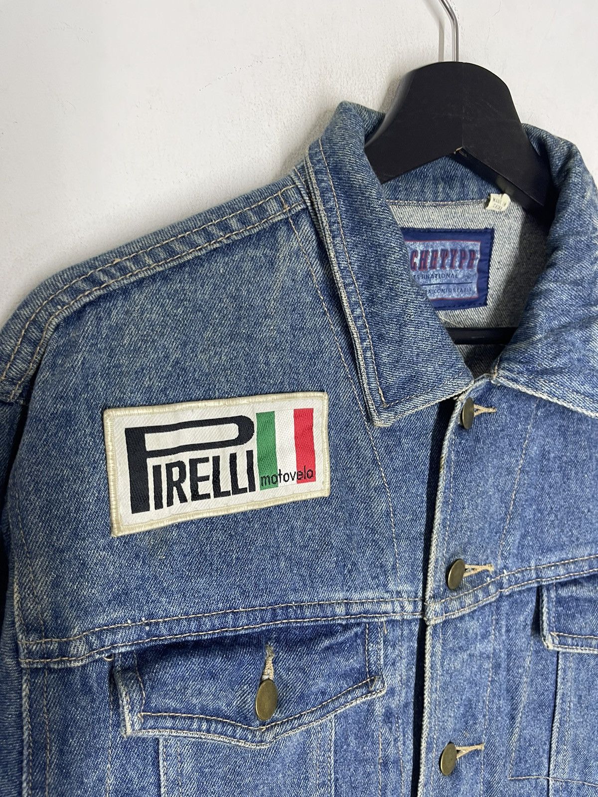 Japanese Brand VINTAGE DENIM MOTORCYCLE GANG JACKET Size US M / EU 48-50 / 2 - 4 Thumbnail