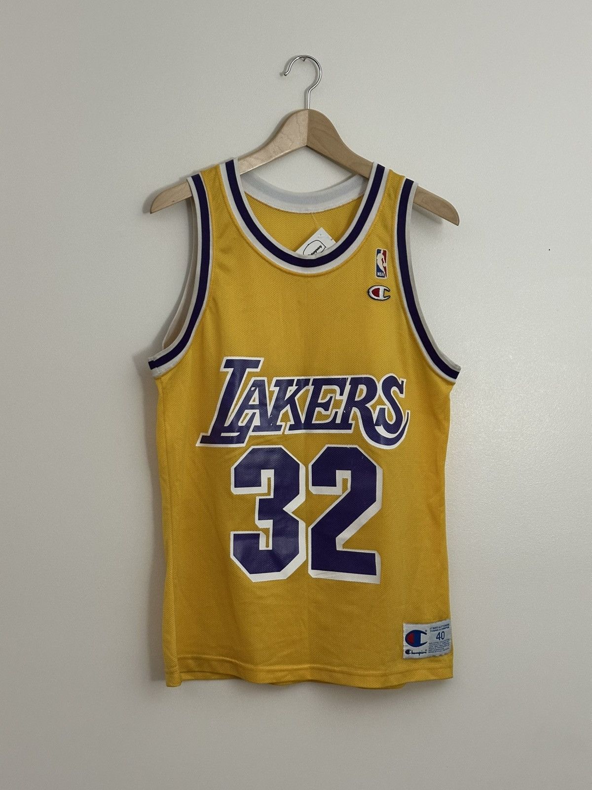 Champion Vintage 90s Los Angeles Lakers Magic Johnson Champion Jersey Size US M / EU 48-50 / 2 - 1 Thumbnail