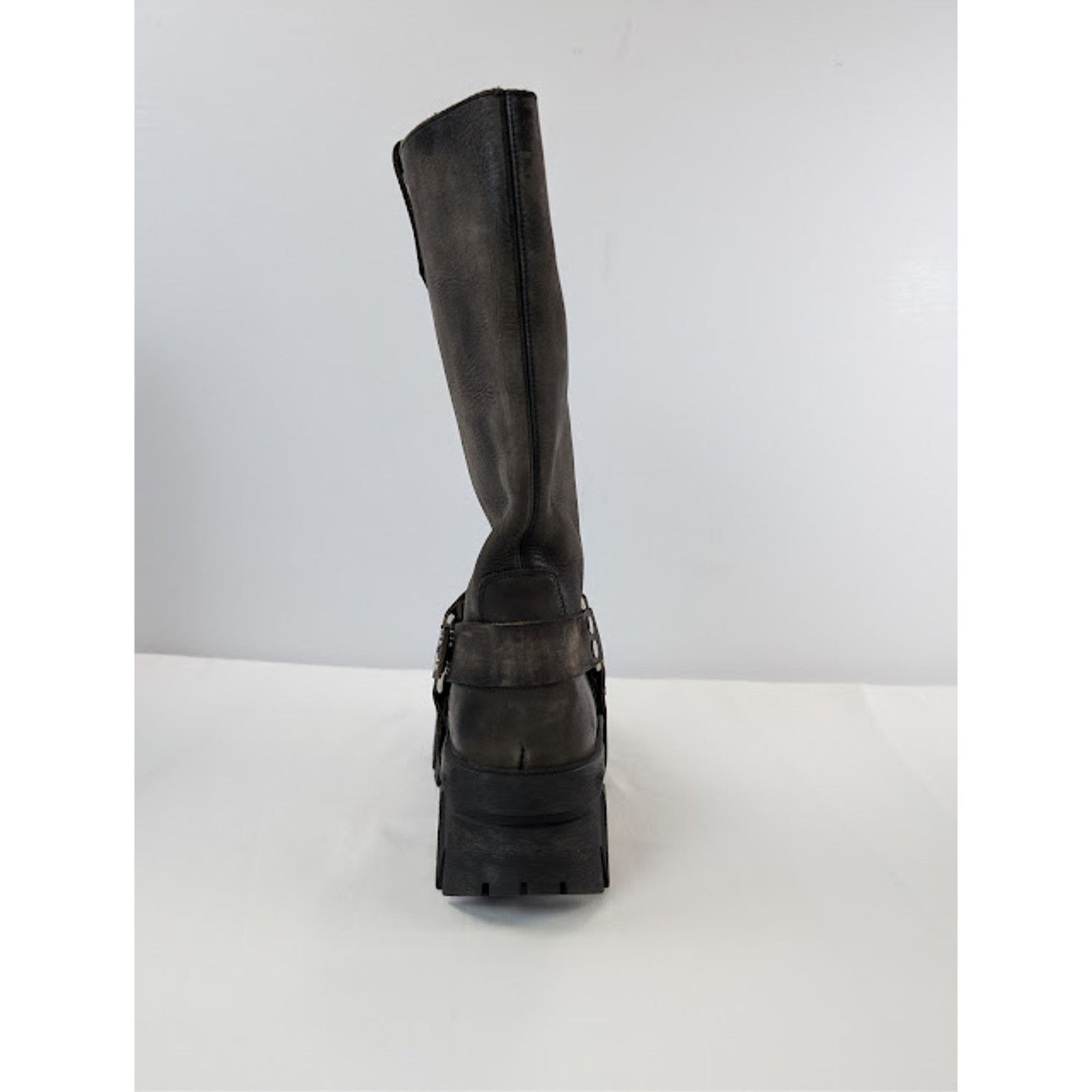 Balenciaga o1rshd1 Q:2 / Bulldozer Harness Boots in Faded Black Size US 8 / EU 41 - 16 Thumbnail