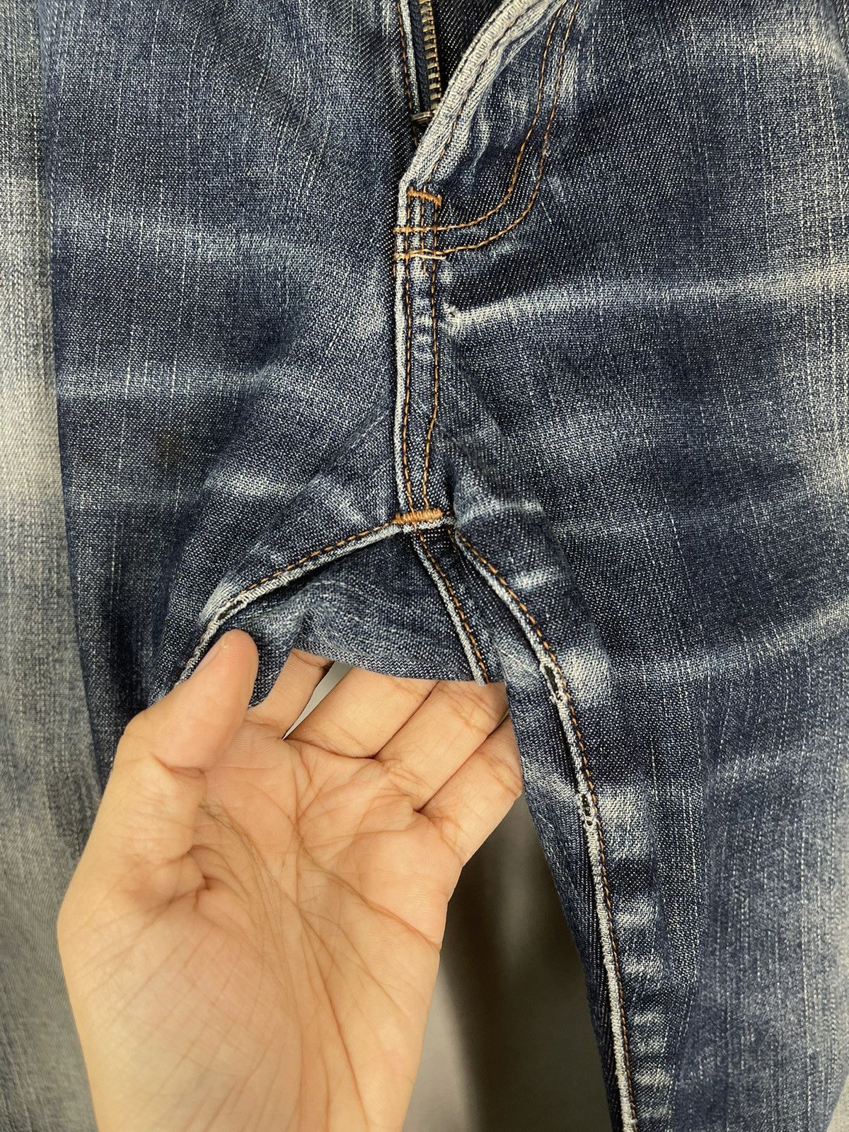 Japanese Brand UNIQLO UJ FLARE JEANS Size US 34 / EU 50 - 12 Thumbnail