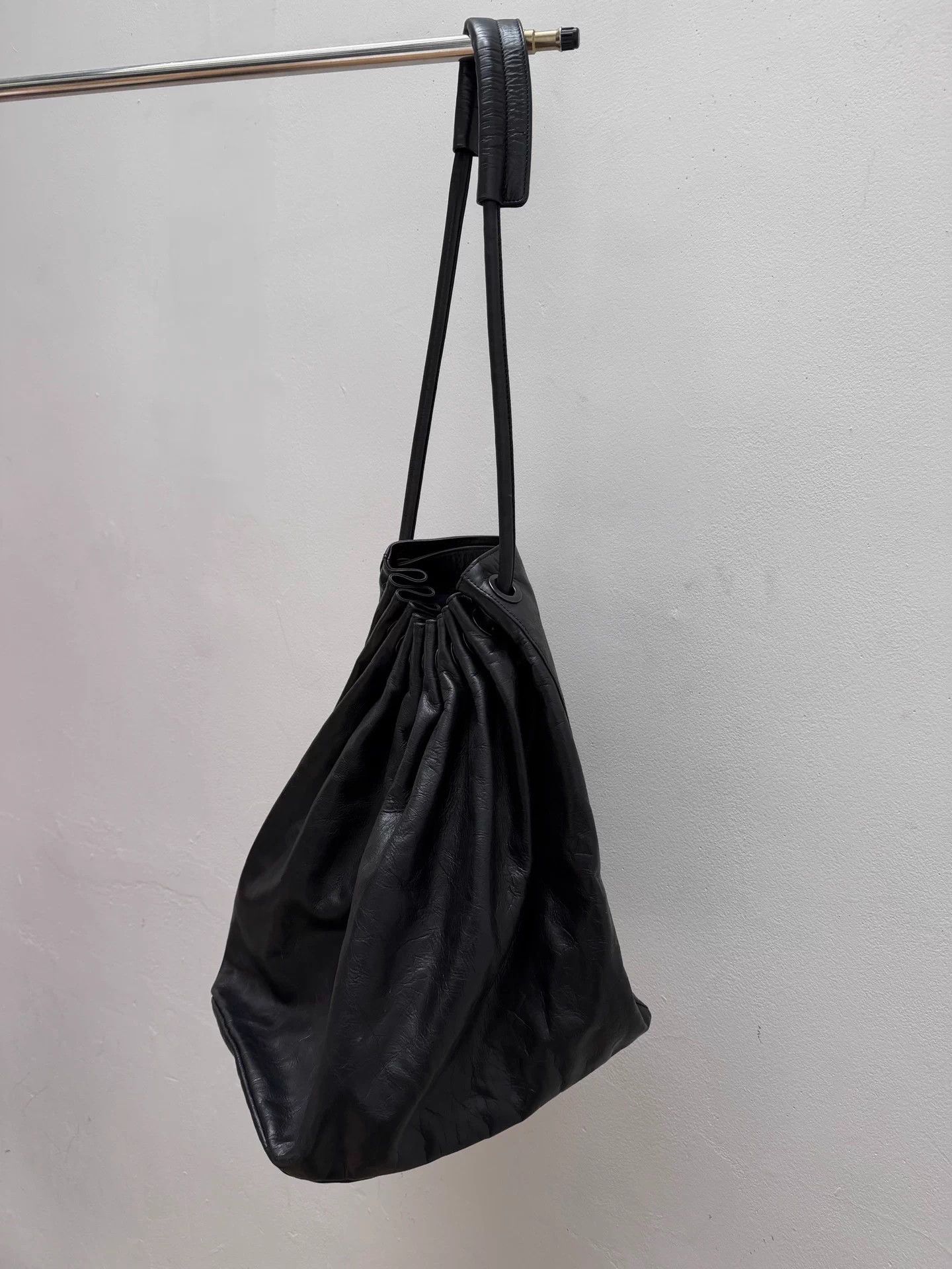 Yohji Yamamoto Yohji Yamamoto Pleated Tote Hobo Shoulder Bag Size ONE SIZE - 5 Thumbnail
