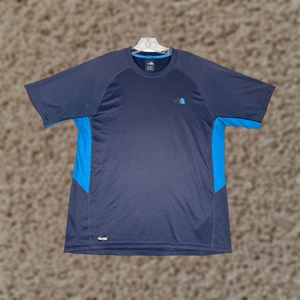 The North Face The North Face Shirt Men Large Blue Short Sleeve Vaporwick 100% Polyester READ Size US L / EU 52-54 / 3 - 1 Thumbnail