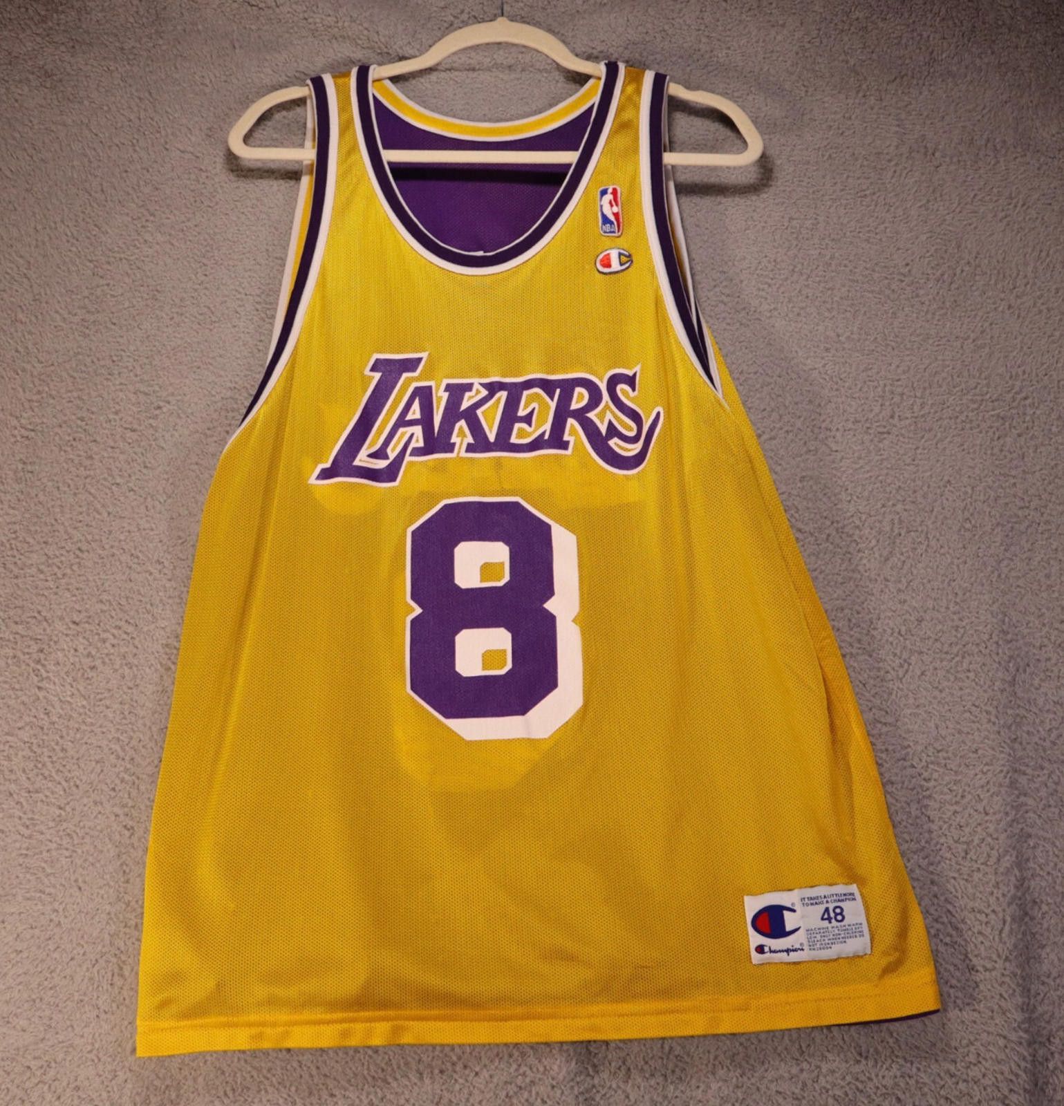 NBA Lakers Kobe Bryant ユニフォーム champion Vintage Champion Kobe Bryant Jersey #8 Los Angeles Lakers LA