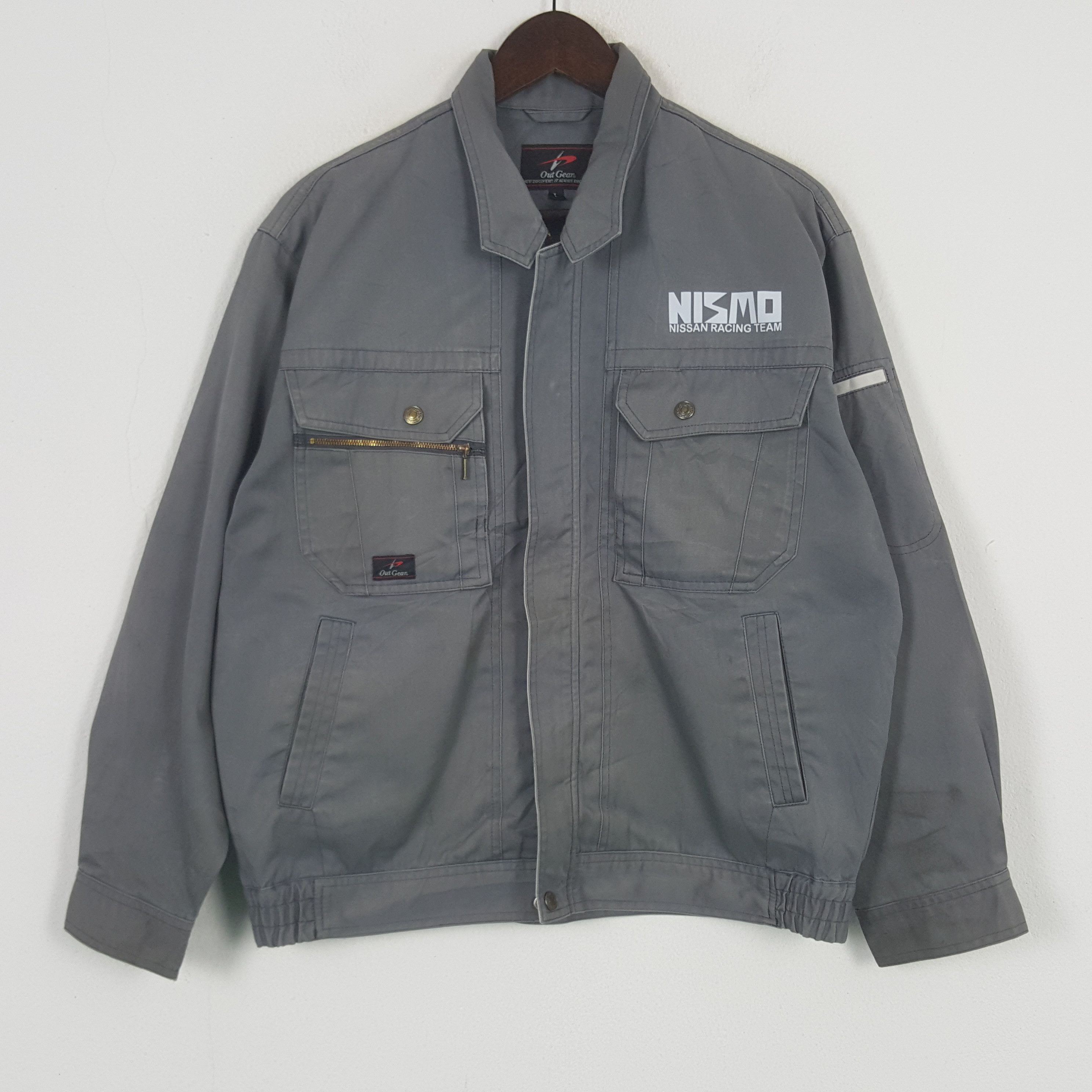 Vintage Vintage Nismo Nissan Racing Custom Art Worker Sport Jacket Size US L / EU 52-54 / 3 - 3 Thumbnail