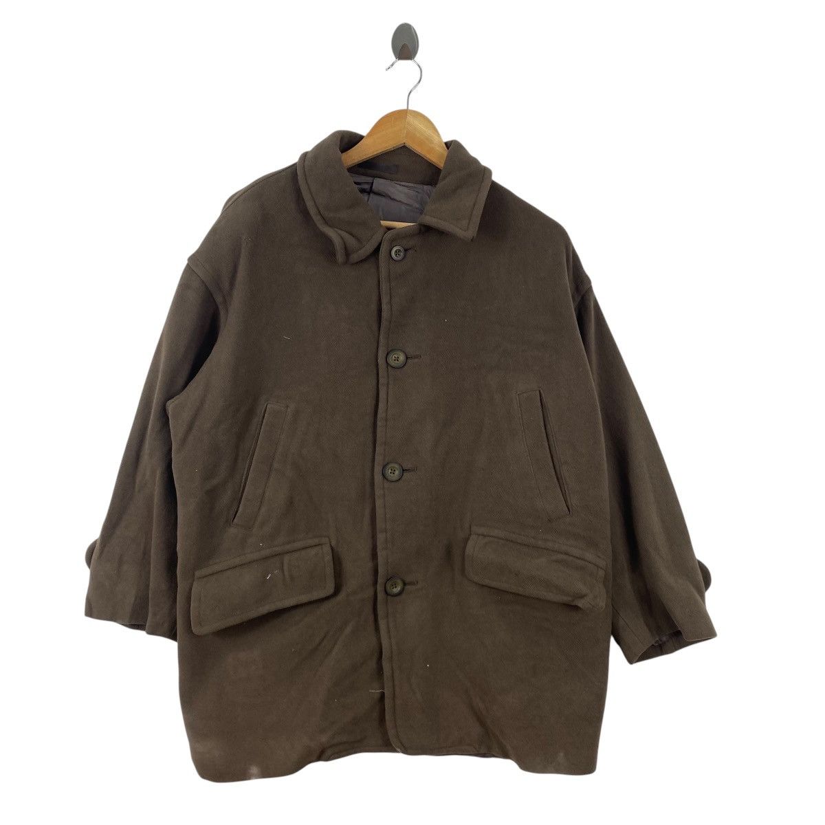 Burberry Vintage BURBERRYS VStyle Overcoat Oversized Button Front Size US M / EU 48-50 / 2 - 5 Thumbnail
