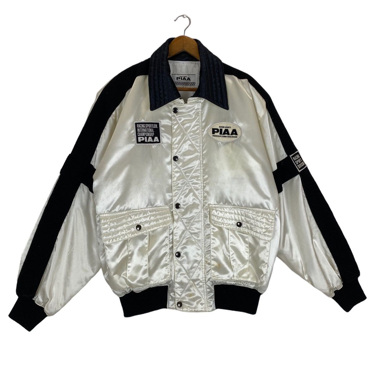 Vintage ✨Piaa Racing Motorsports satin bomber jacket Size US L / EU 52-54 / 3 - 3 Thumbnail