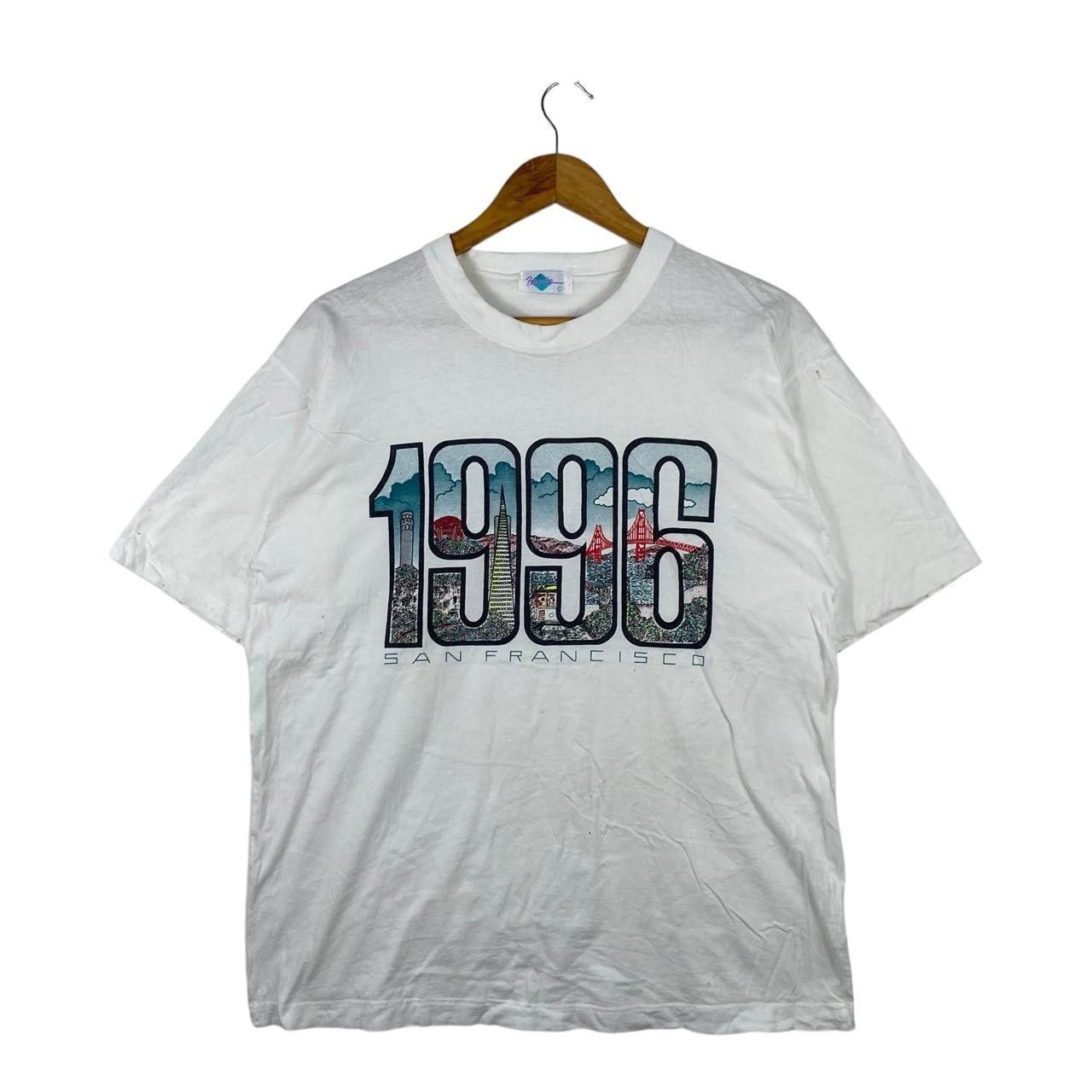 Vintage Vintage 1996 SAN FRANCISCO Golden Gate Tee Shirt Size L / US 10 / IT 46 - 1 Thumbnail