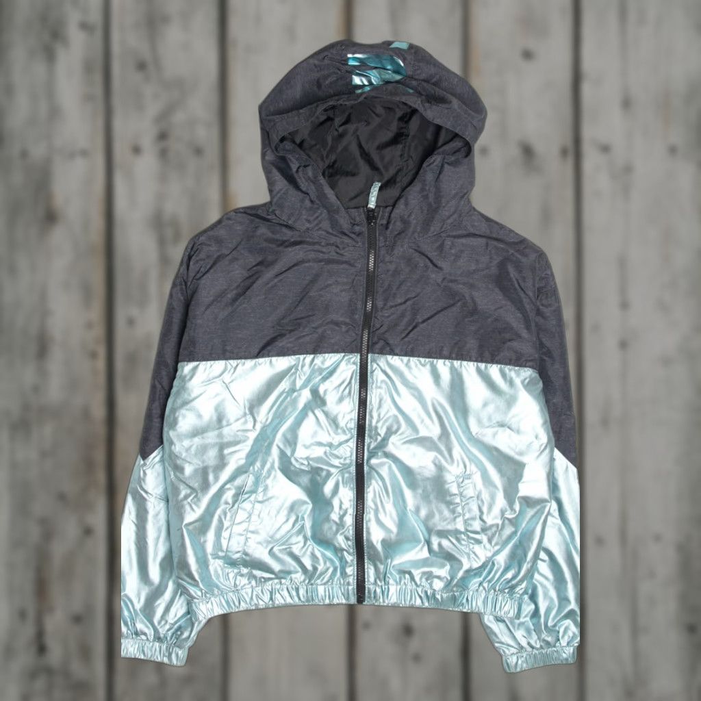 Vintage VINTAGE Justice Aqua Hoodie Jacket Small 19719 Shiny Windbreaker Size US S / EU 44-46 / 1 - 1 Thumbnail