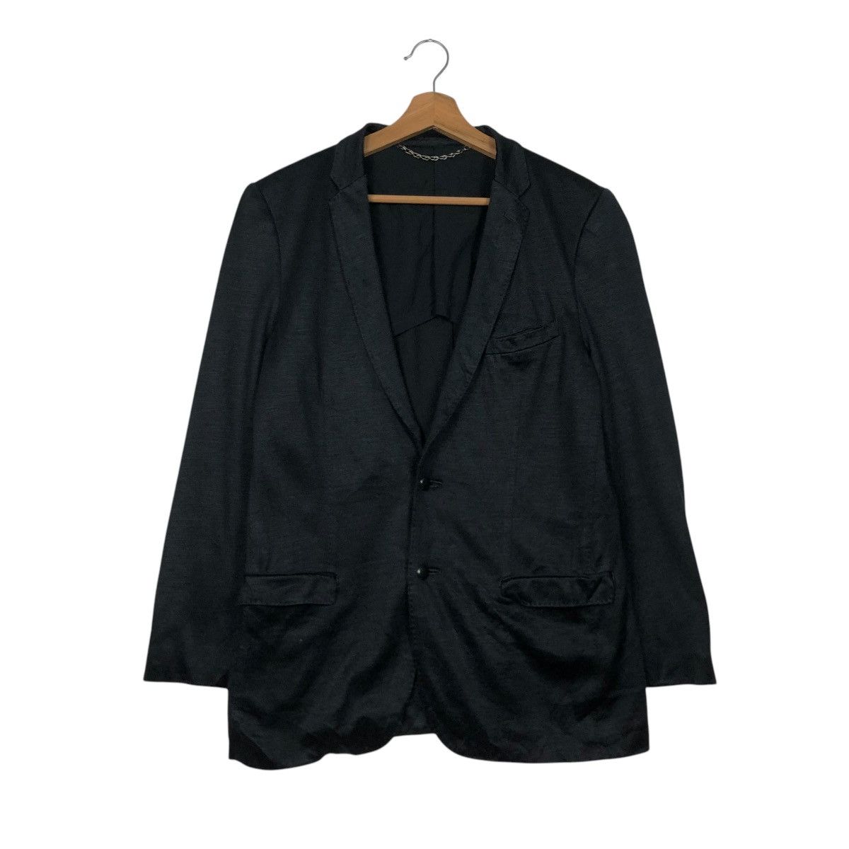 Maison MIHARA YASUHIRO 🔥RICH BLACK COATS JACKET MIHARAYASUHIRO DOUBLE BREASTED Size US S / EU 44-46 / 1 - 3 Thumbnail