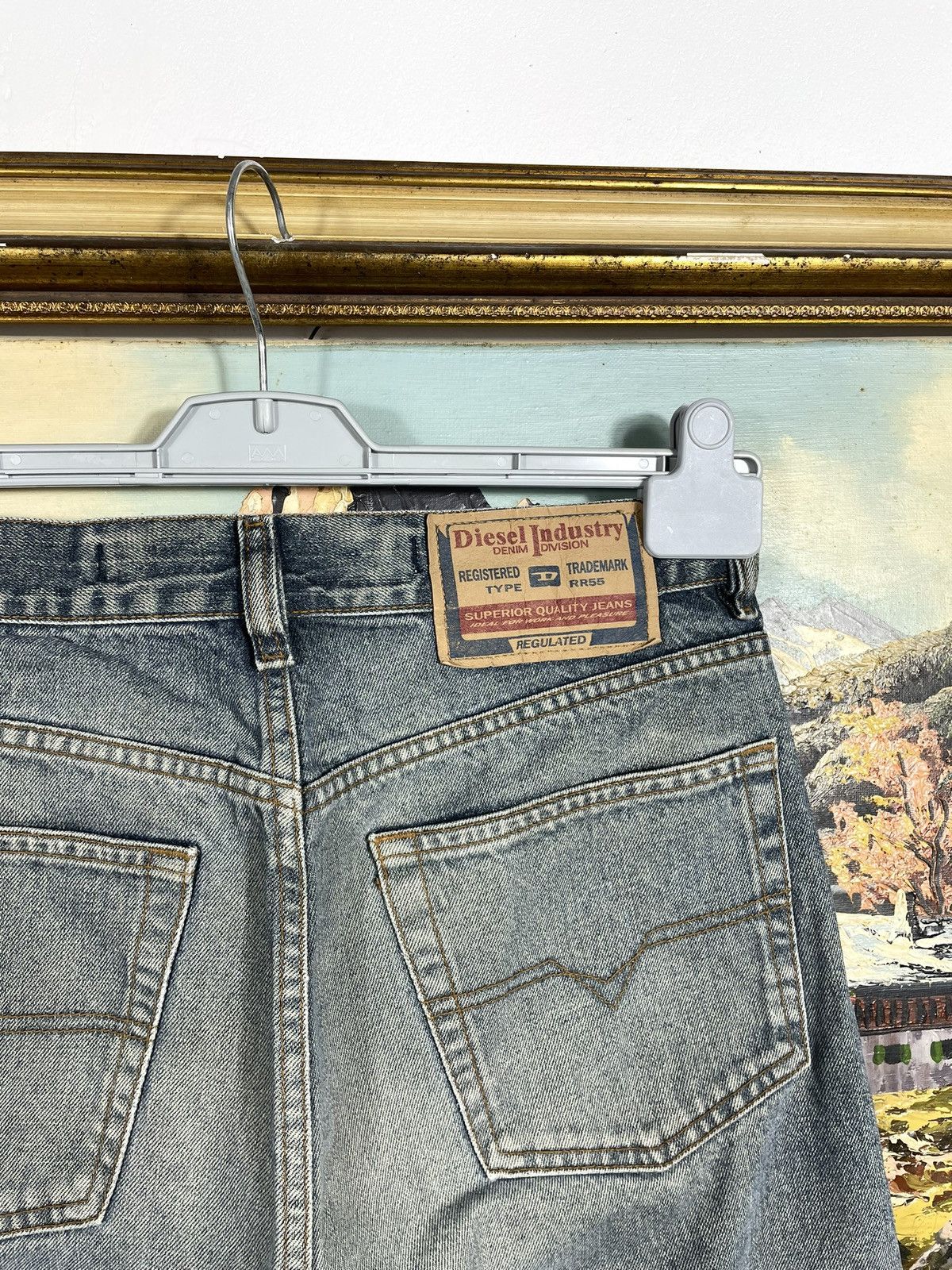 Diesel × Vintage Diesel retro 00s pants washed skate hiphop drip swag cyber Size US 30 / EU 46 - 8 Thumbnail
