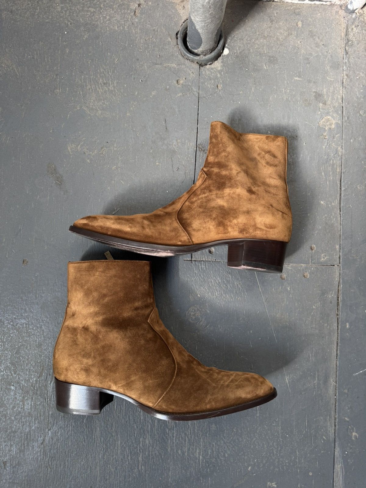 Saint Laurent Paris Hedi Wyatt 40 Boots Size US 10 / EU 43 - 1 Thumbnail