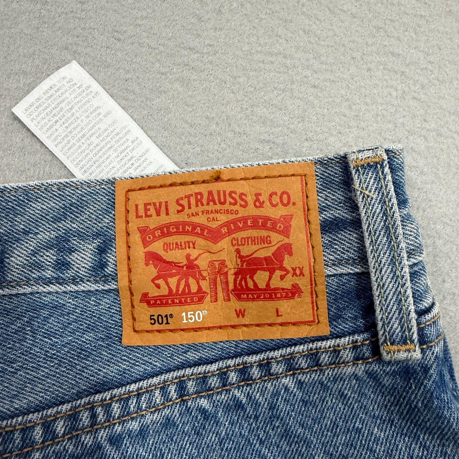 Levi's Levis 501xx 150th Anniversary Heart Logo Jeans Size 33x32 Size 33" - 6 Thumbnail