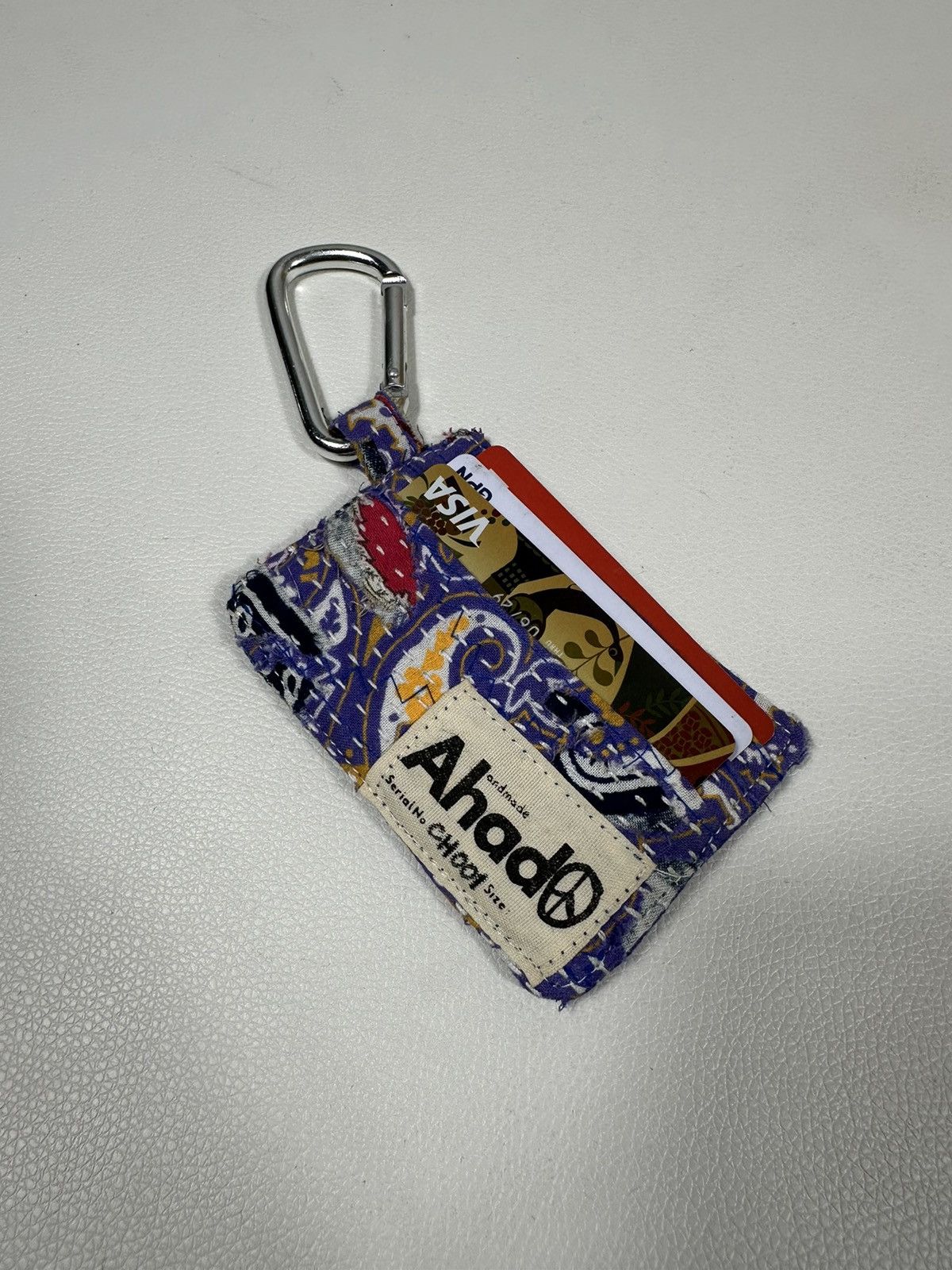 Other Custom Made Distressed Paisley Patchwork Card Holder Size ONE SIZE - 5 Thumbnail