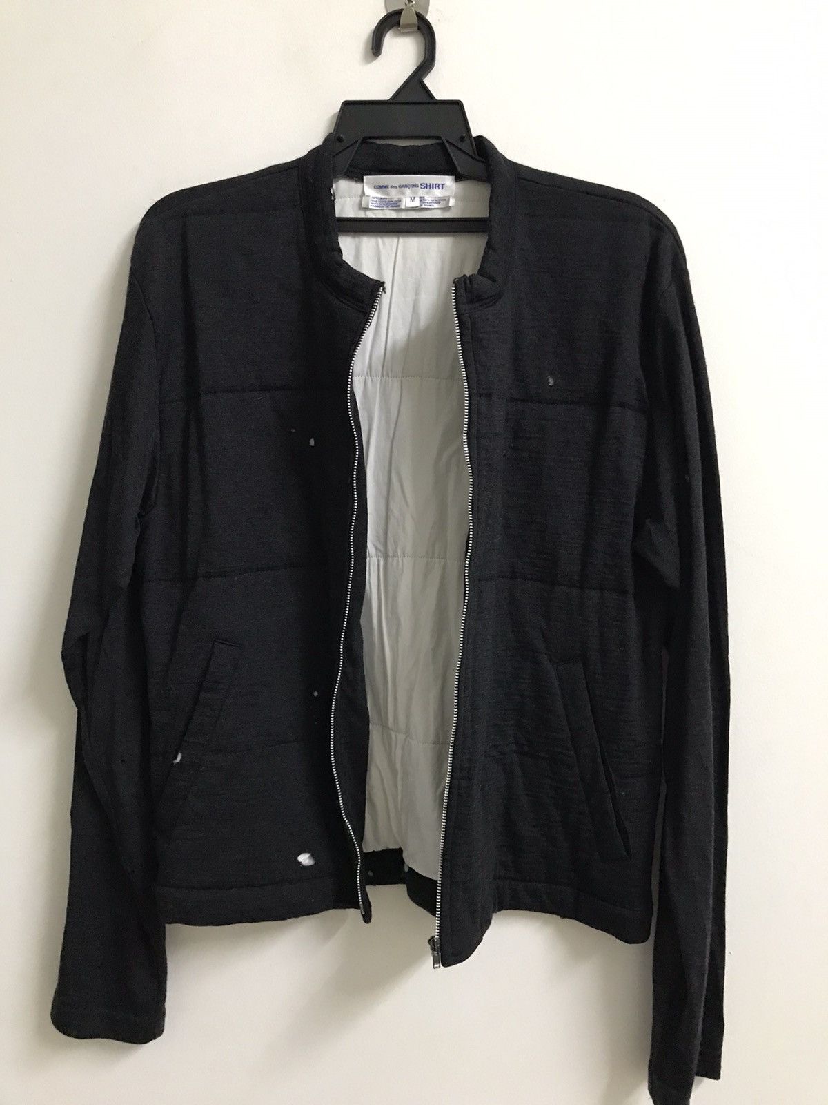 Comme des Garcons Comme des Garçons Shirt Wool Distressed Jacket Size US M / EU 48-50 / 2 - 6 Thumbnail