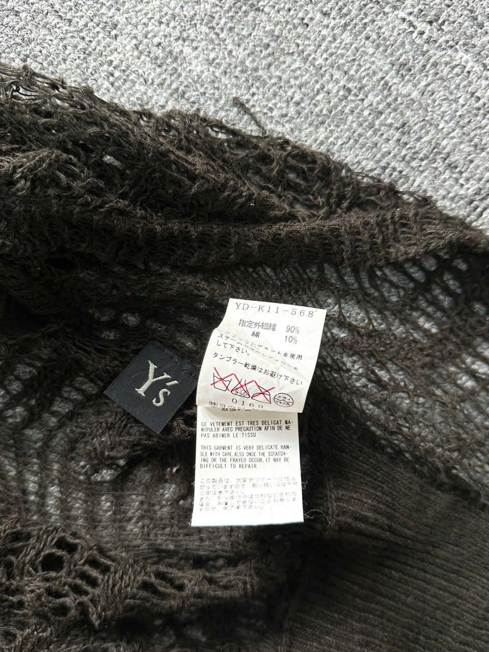 Yohji Yamamoto 2000s Yohji Yamamoto Crochet Cardigan Size ONE SIZE - 5 Thumbnail
