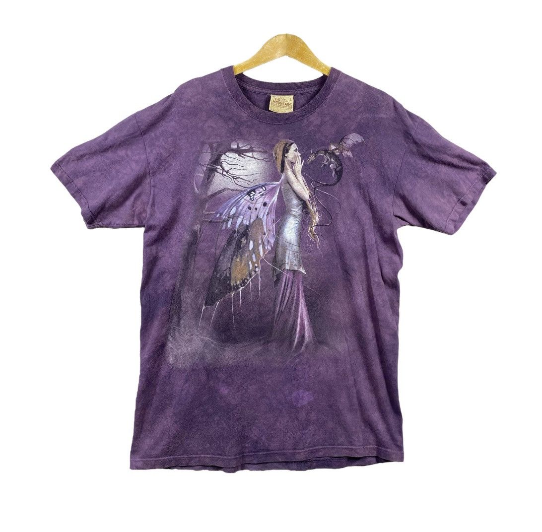 The Mountain × Vintage Vintage The Mountain Fantasy Forest Butterfly Tee 90s Y2K Size US XL / EU 56 / 4 - 2 Thumbnail