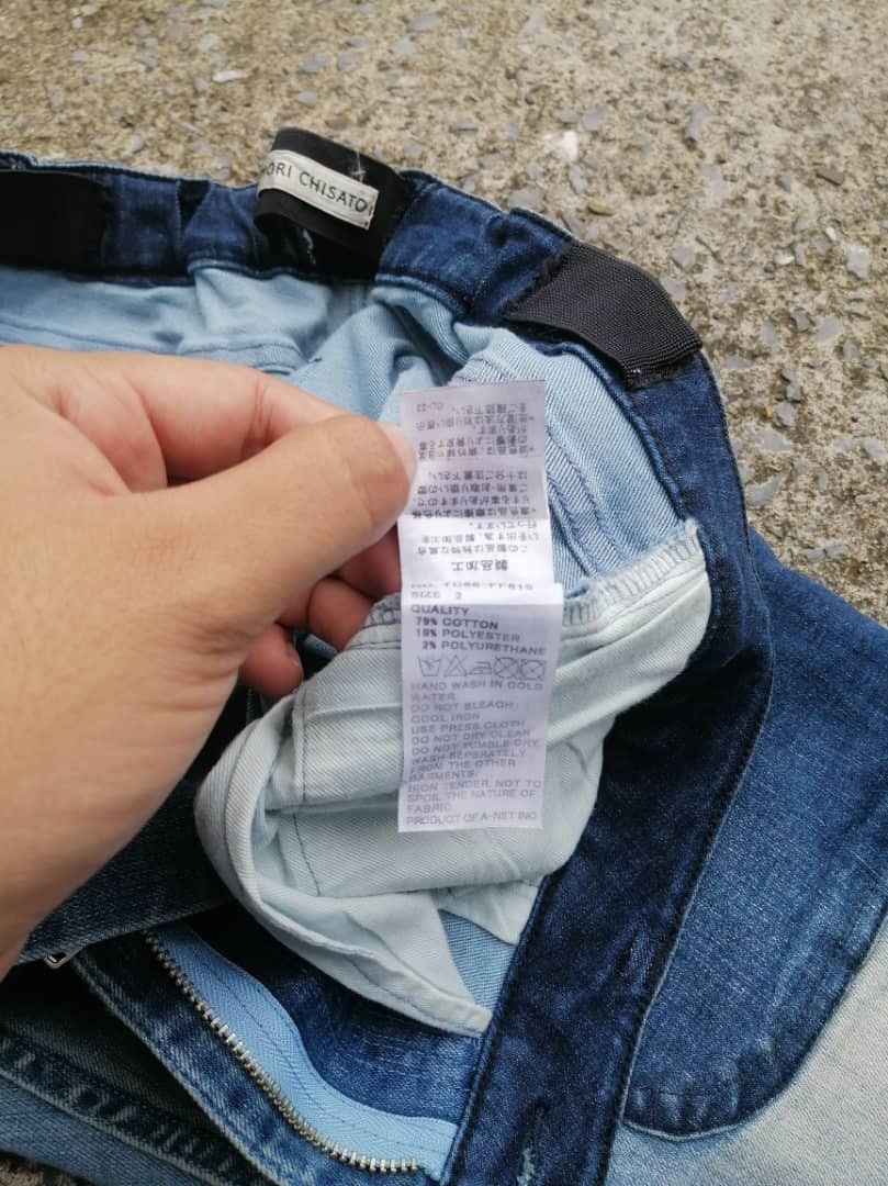 Issey Miyake × Japanese Brand × Tsumori Chisato Tsumori Chisato Nice Design Indigo Dye Denim Jeans Size US 28 / EU 44 - 5 Thumbnail