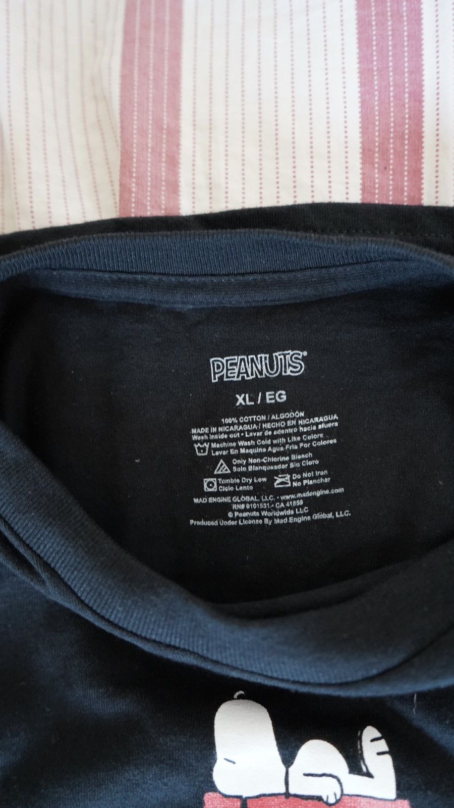 Other Black Peanuts Snoopy Chill Tee Size US XL / EU 56 / 4 - 3 Thumbnail