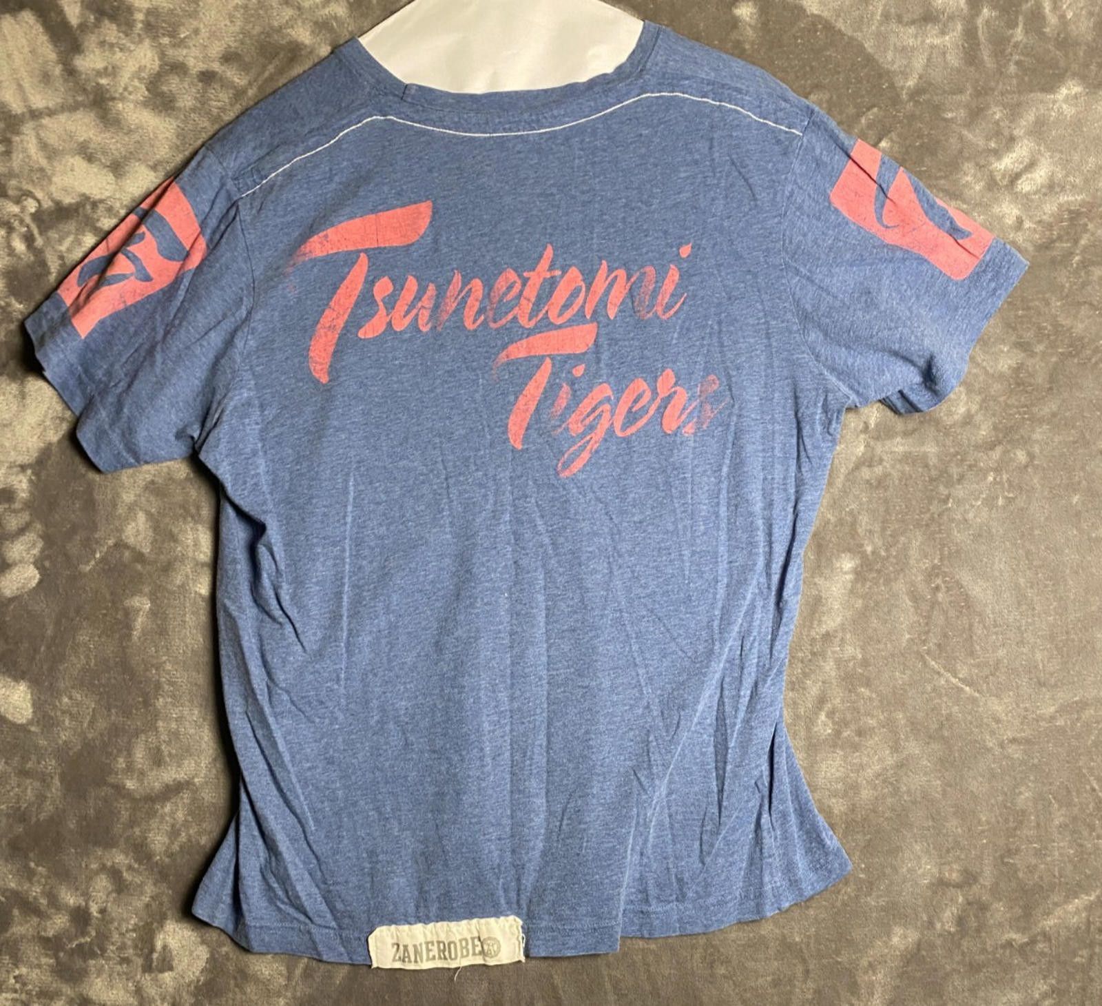 Zanerobe VTG s Tsunetomi Tigers Vintage T-Shirt Sz. S/M (B2) Size US M / EU 48-50 / 2 - 2 Thumbnail