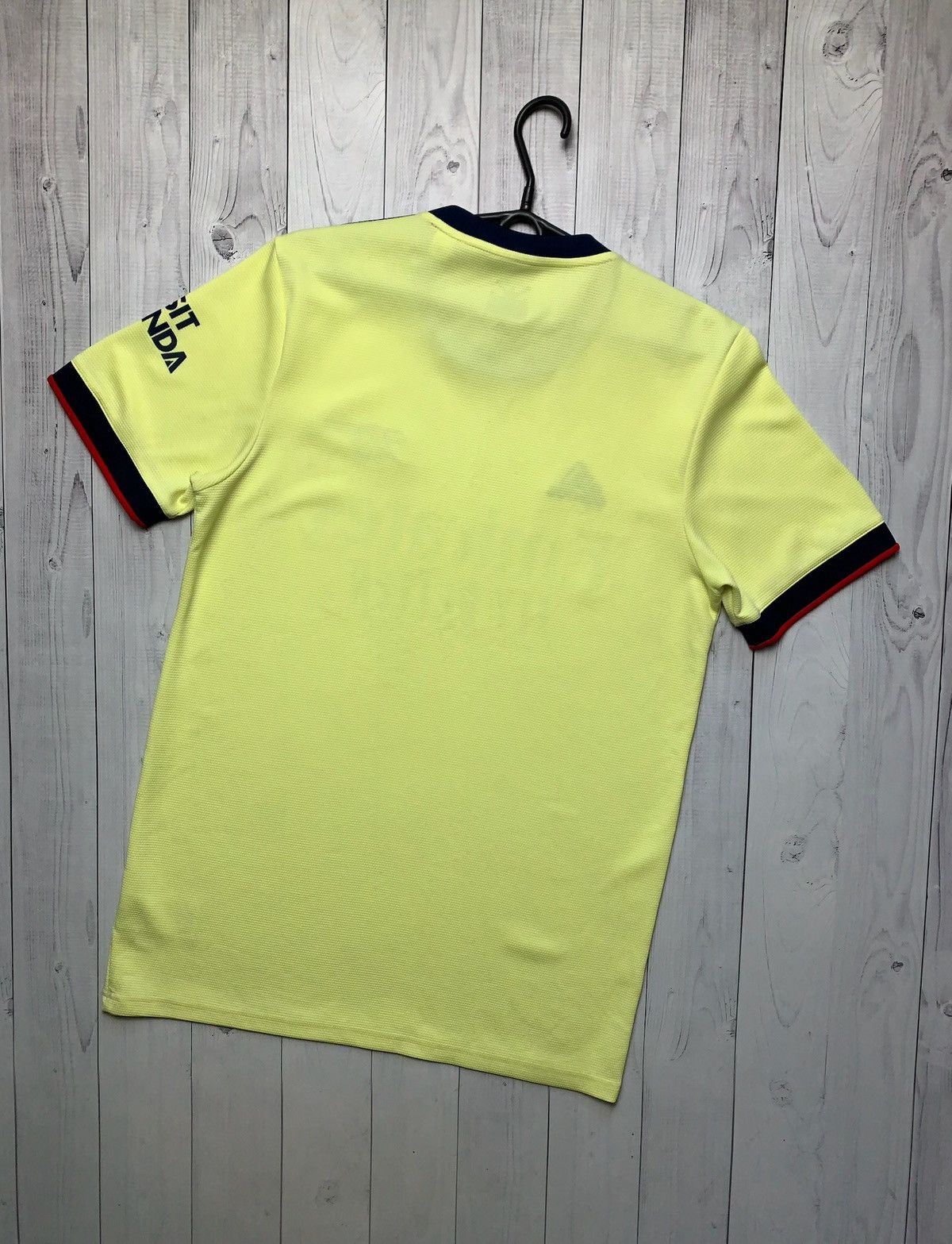 Adidas × Vintage Adidas arsenal soccer jersey lemon yellow rare away size M Size US M / EU 48-50 / 2 - 6 Thumbnail