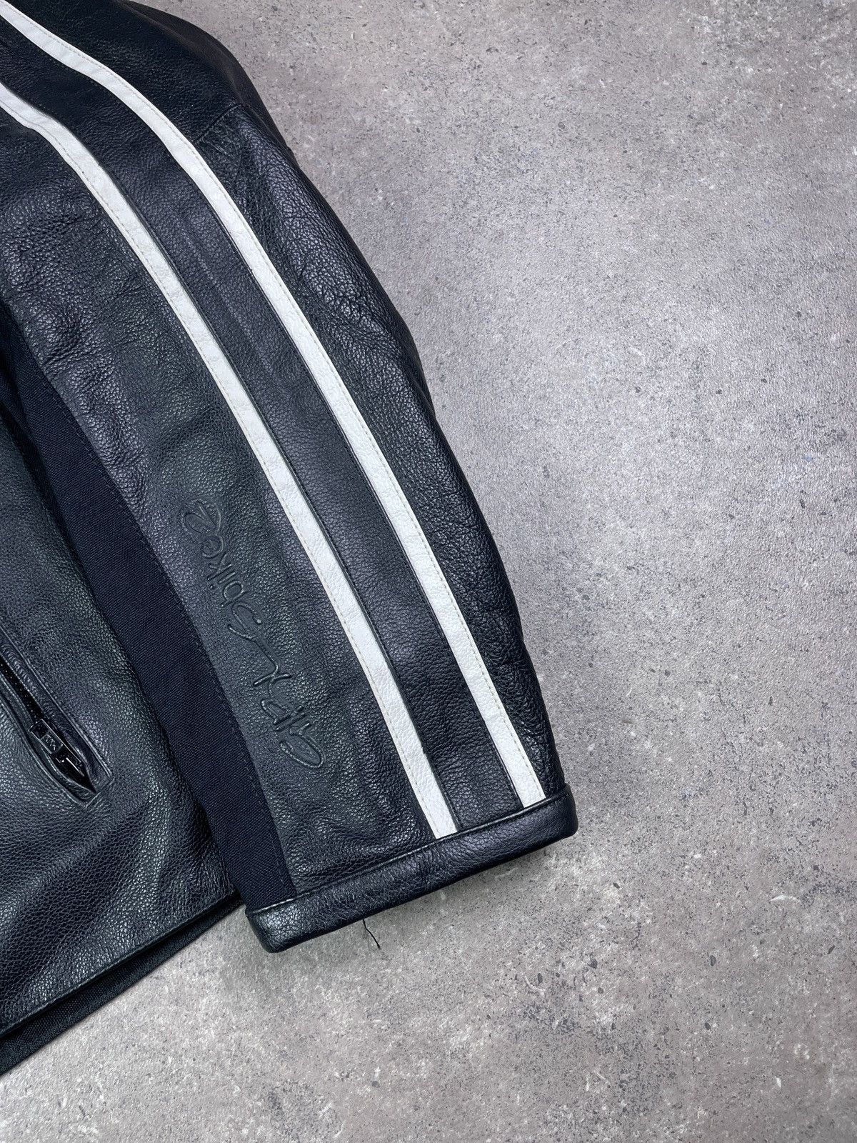 Vintage Vintage Y2K Lewis Racing Motocycle Leather Jacket Size XL / US 12-14 / IT 48-50 - 3 Thumbnail
