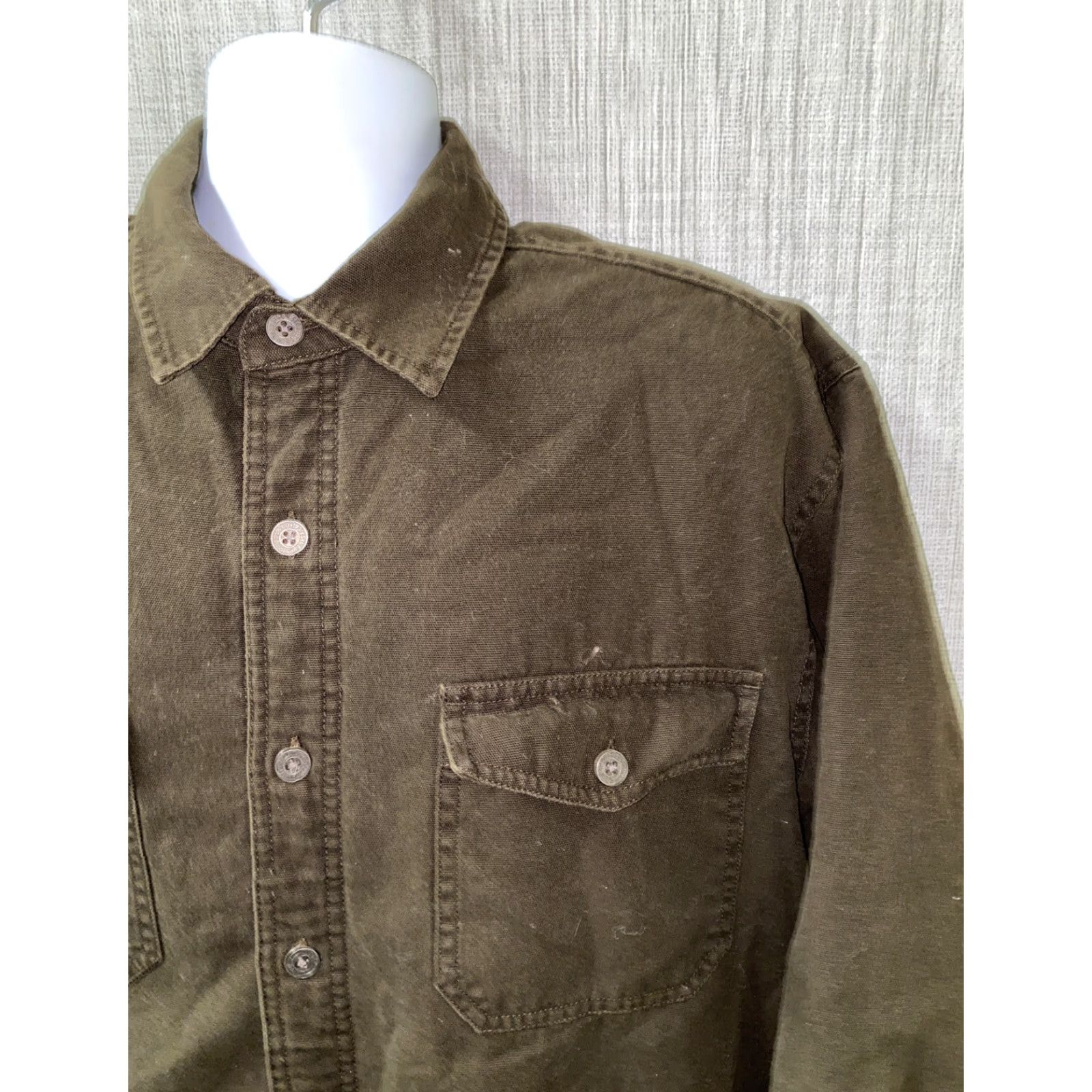 Levi's Levi’s Mens Brown Plaid Lined Button Front Jacket L Size US L / EU 52-54 / 3 - 2 Thumbnail