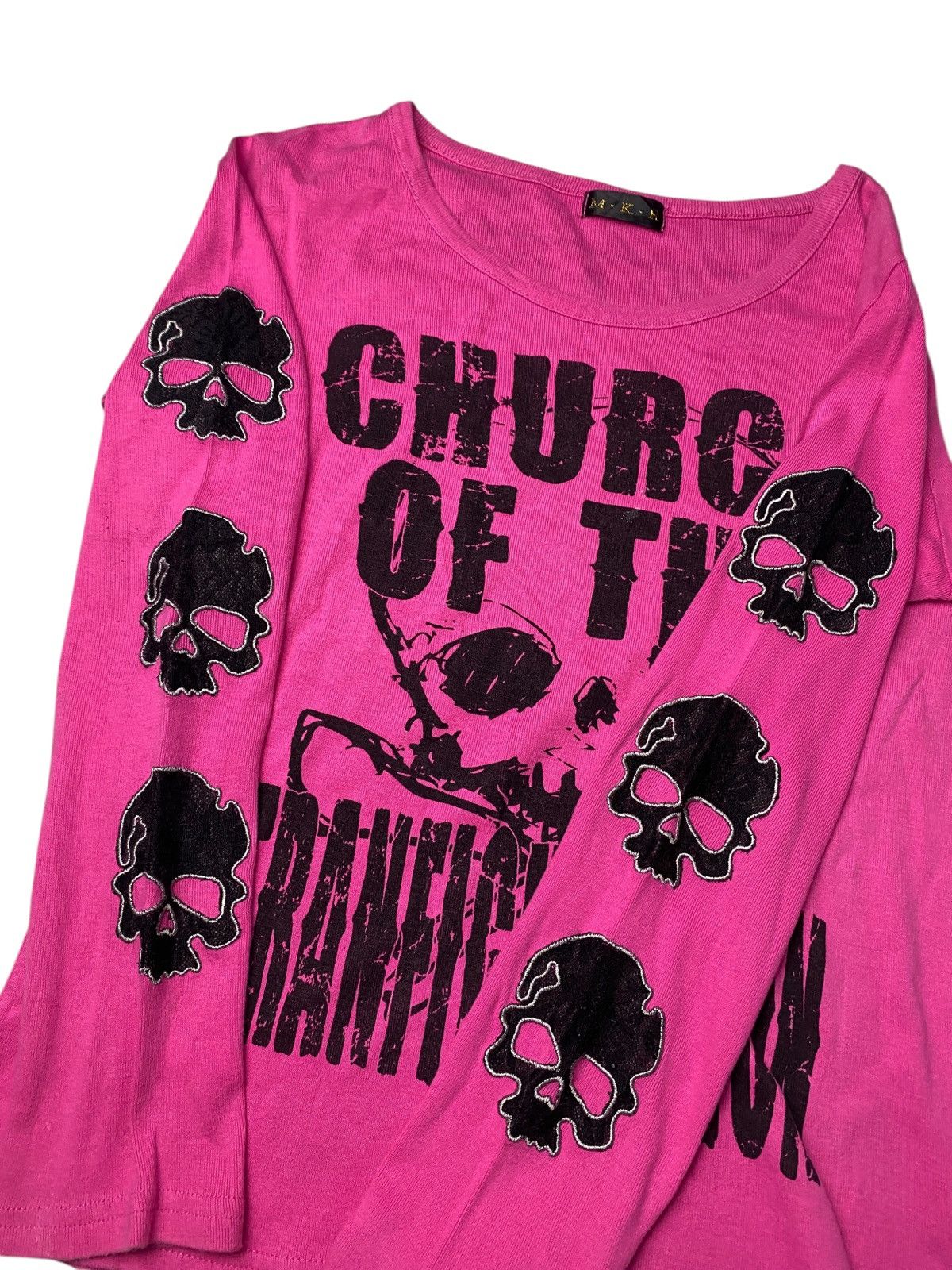 Hysteric Glamour 2000's M.K.R Poem Skull Longsleeve Size US M / EU 48-50 / 2 - 3 Thumbnail