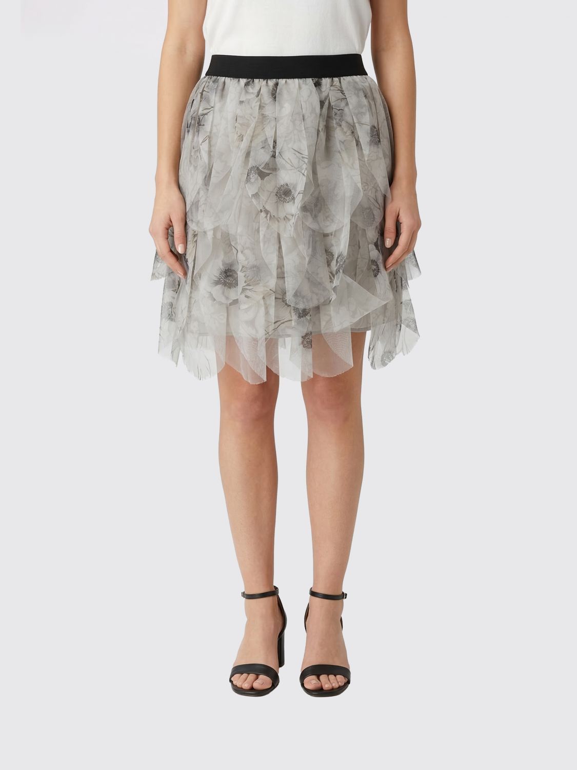 Max Mara Max Mara Skirt Woman Grey Size 26" / US 2 / IT 38 - 1 Thumbnail